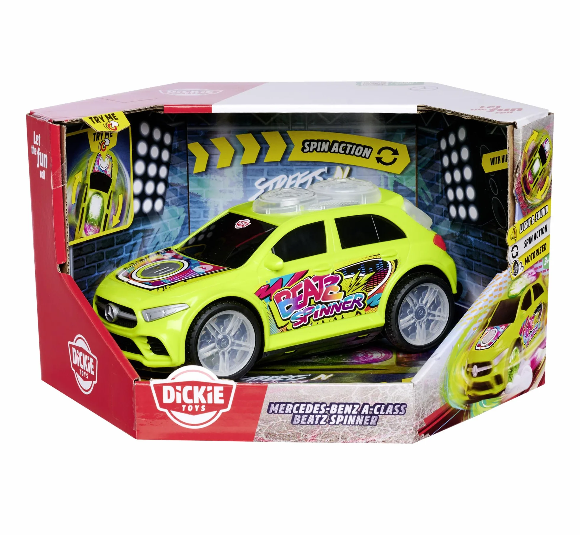 Dickie 203765007 Streets Beat Mercedes A, 23,5 cm
