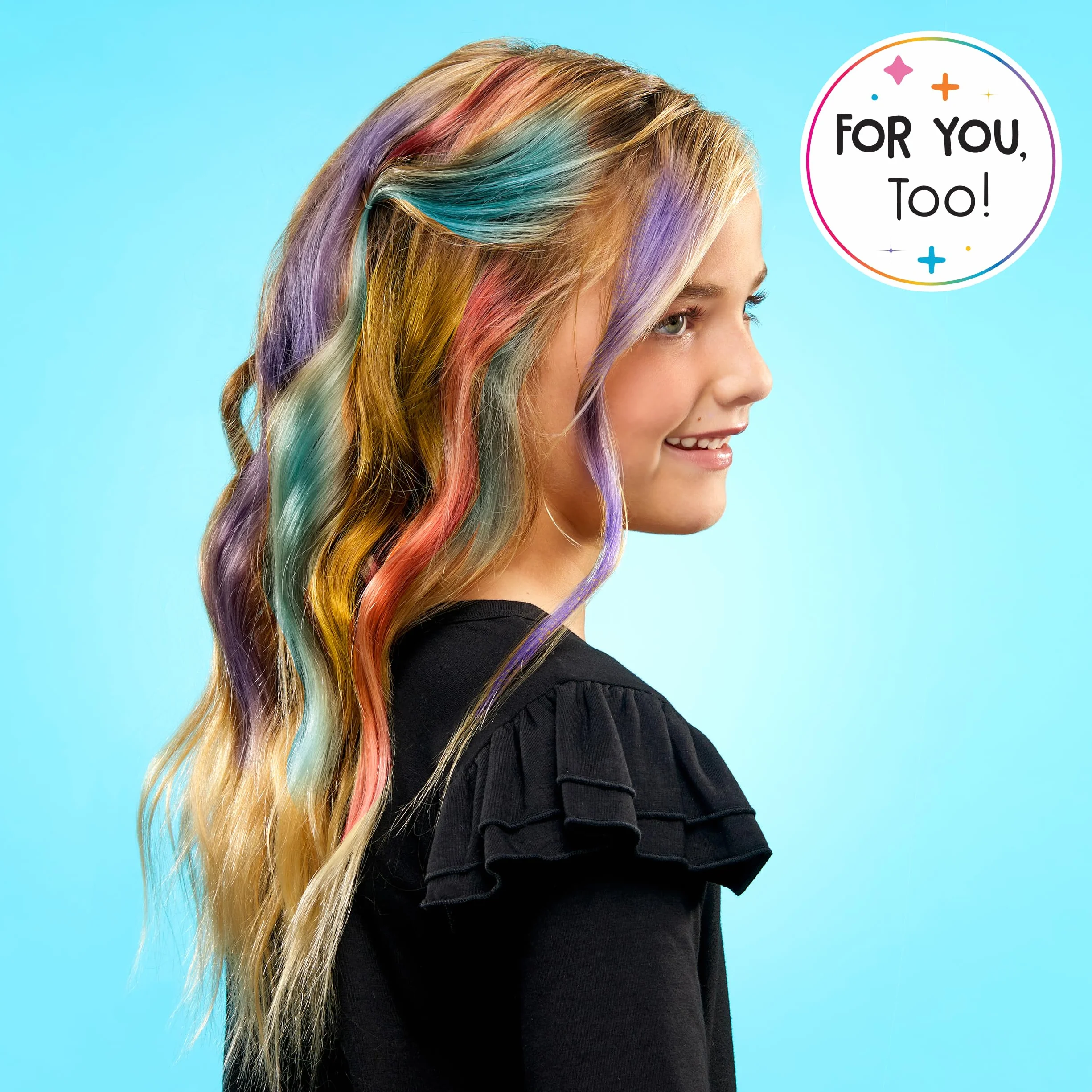 Rainbow High Air Brush & Create - 1 Lalka DIY Z Zestawem Aerografu, Zmywalne Tęczowe Markery, Długie Włosy, Szare Oczy, Kreatywna Zabawa Dla Dzieci w Wieku od 4 do 12 lat i Starszych