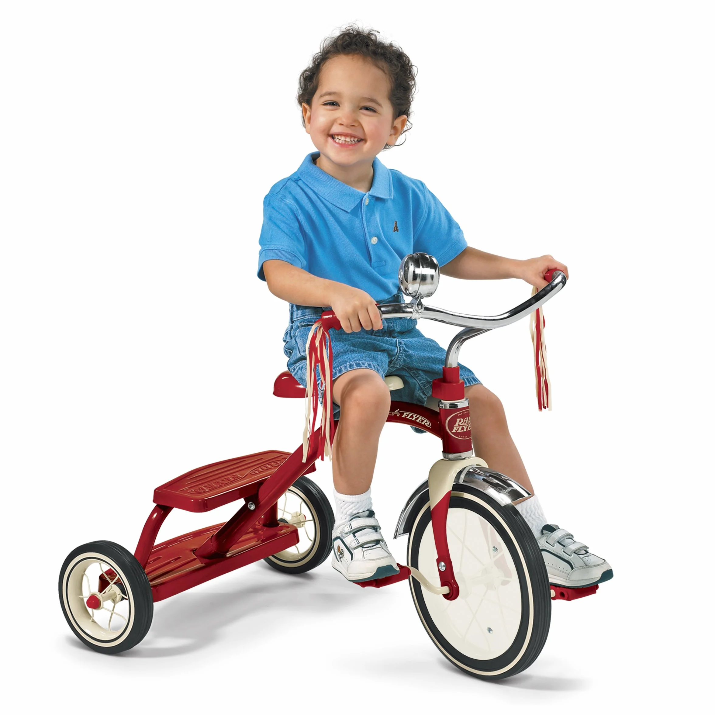 Imaginarium Radio Flyer Red Dual Deck Tricykle Rowerek Trzykołowy Dla Dzieci, 433A