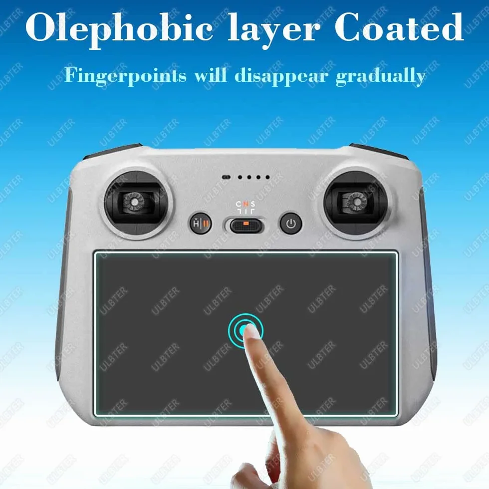 ULBTER Osłona ekranu do DJI Mini 5 Pro/Mini 4 Pro / 3-Pro -DJI RC 2 RC2 RC Monitor Pilot zdalnego sterowania - Zestaw 3 sztuk, ochraniacz twardości 9H Szkło hartowane akcesoria