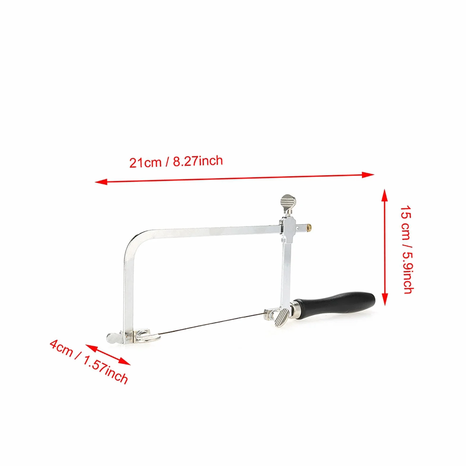 Jewlers Saw Frame, 12 Blades Jubilerzy Sawbow Saw Frame Mini Imadło Stołowe Zestaw Biżuterii z Zaciskiem Tworzenie Biżuterii DIY Narzędzie Rzemieślnicze Jubilerzy Sawbow Saw Frame Coping Saw Frame
