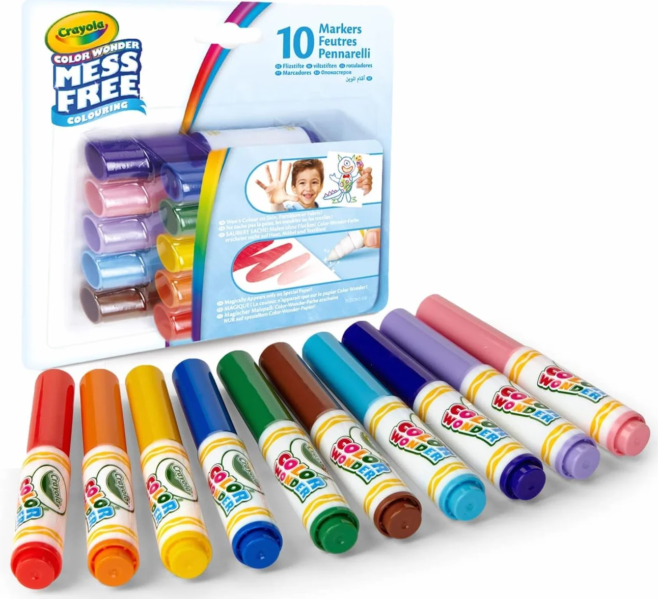 CRAYOLA - Color Wonder, Kolor Wygodowy Zestaw, Bluey Motyw, Kreatywna aktywność dla dzieci, wiek 3,4,5 lat