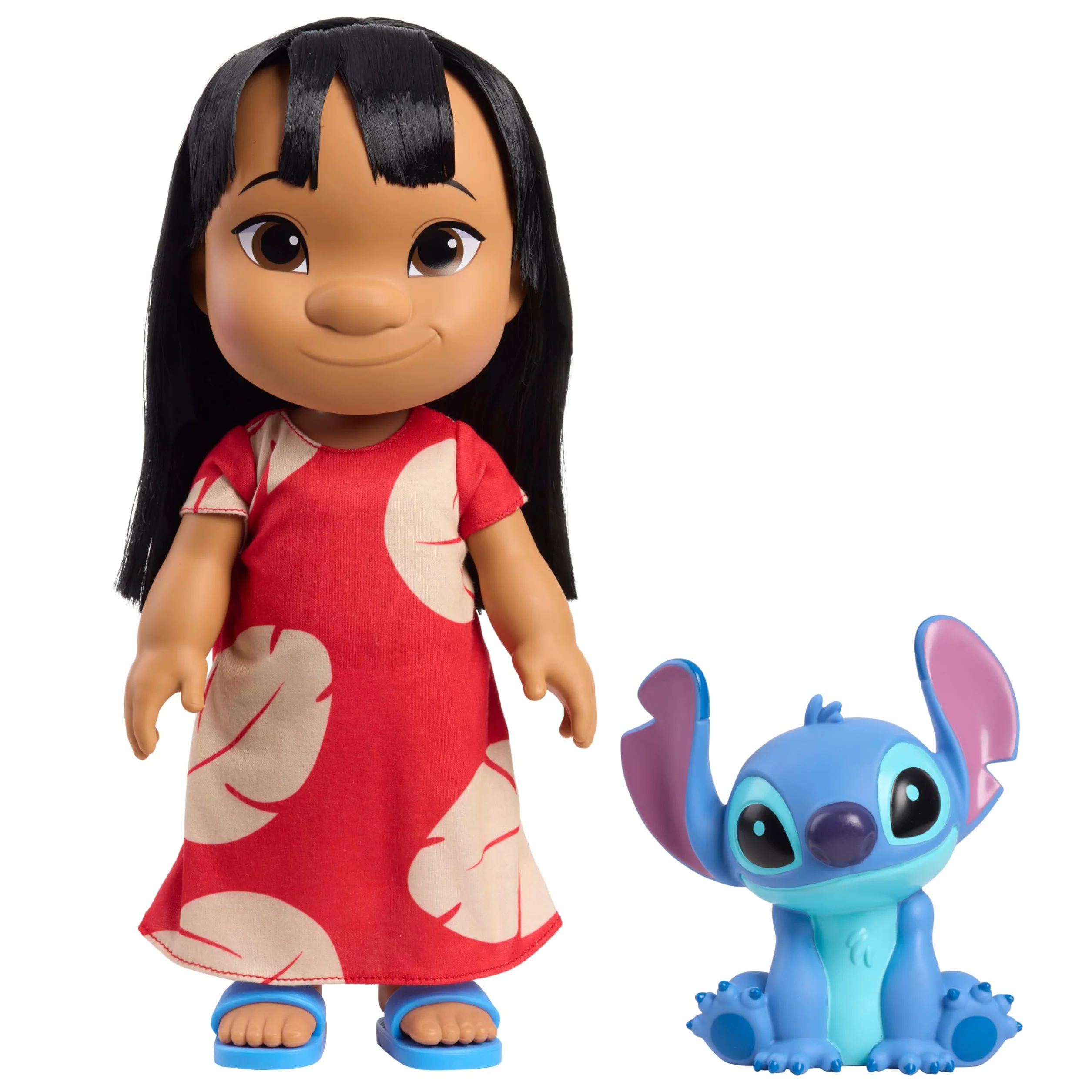 Disney Lilo & Stitch 14-inch Poseable Lilo Doll with 5-inch Stitch Figure, Collectible Toys, Toy for Fans, Girls, Kids, Ages 3 and Up by Just Play