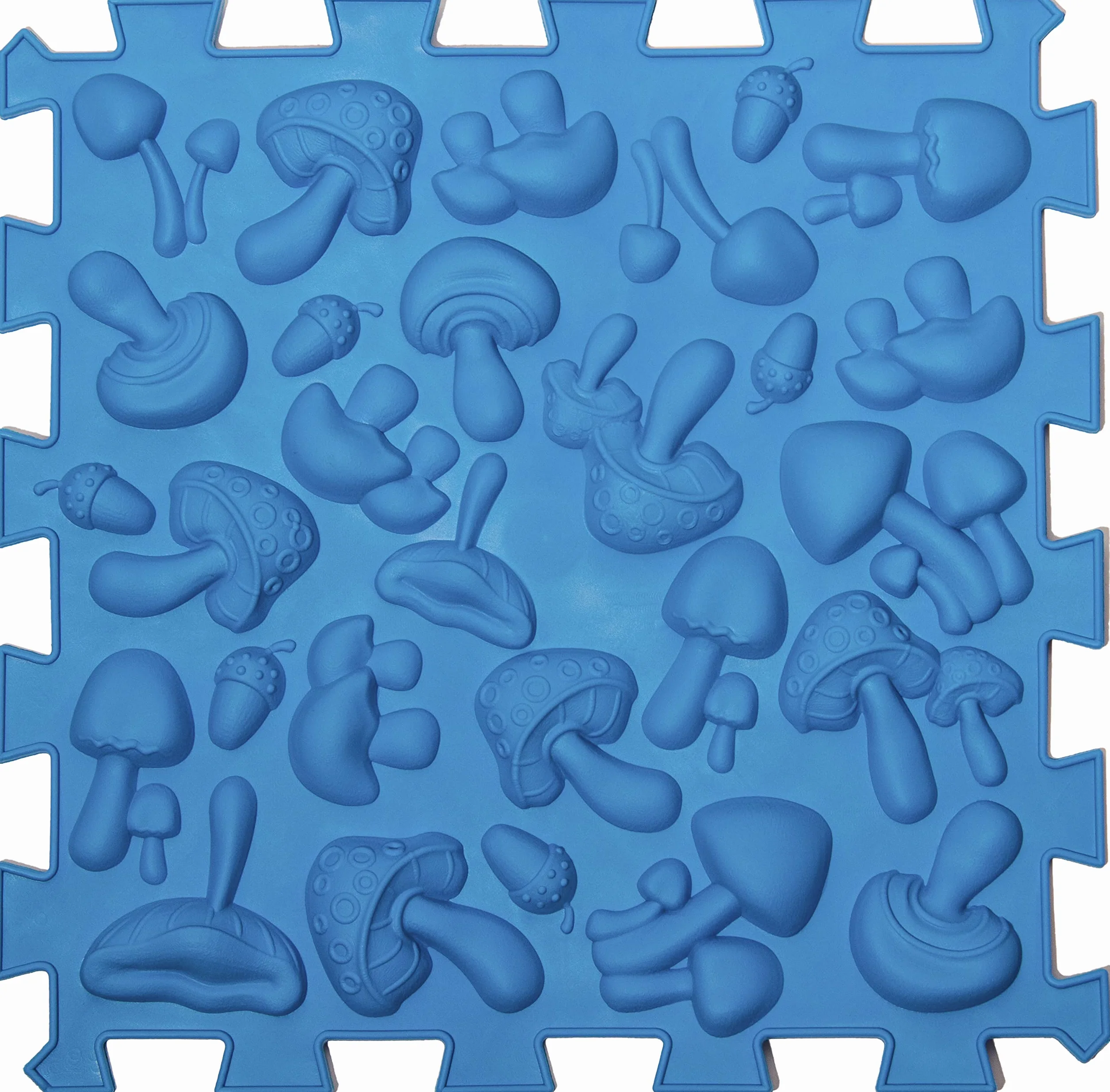 Mata sensoryczna ortopedyczna do zabawy dla dzieci 9 kwadratowych puzzli leśnej ścieżki
