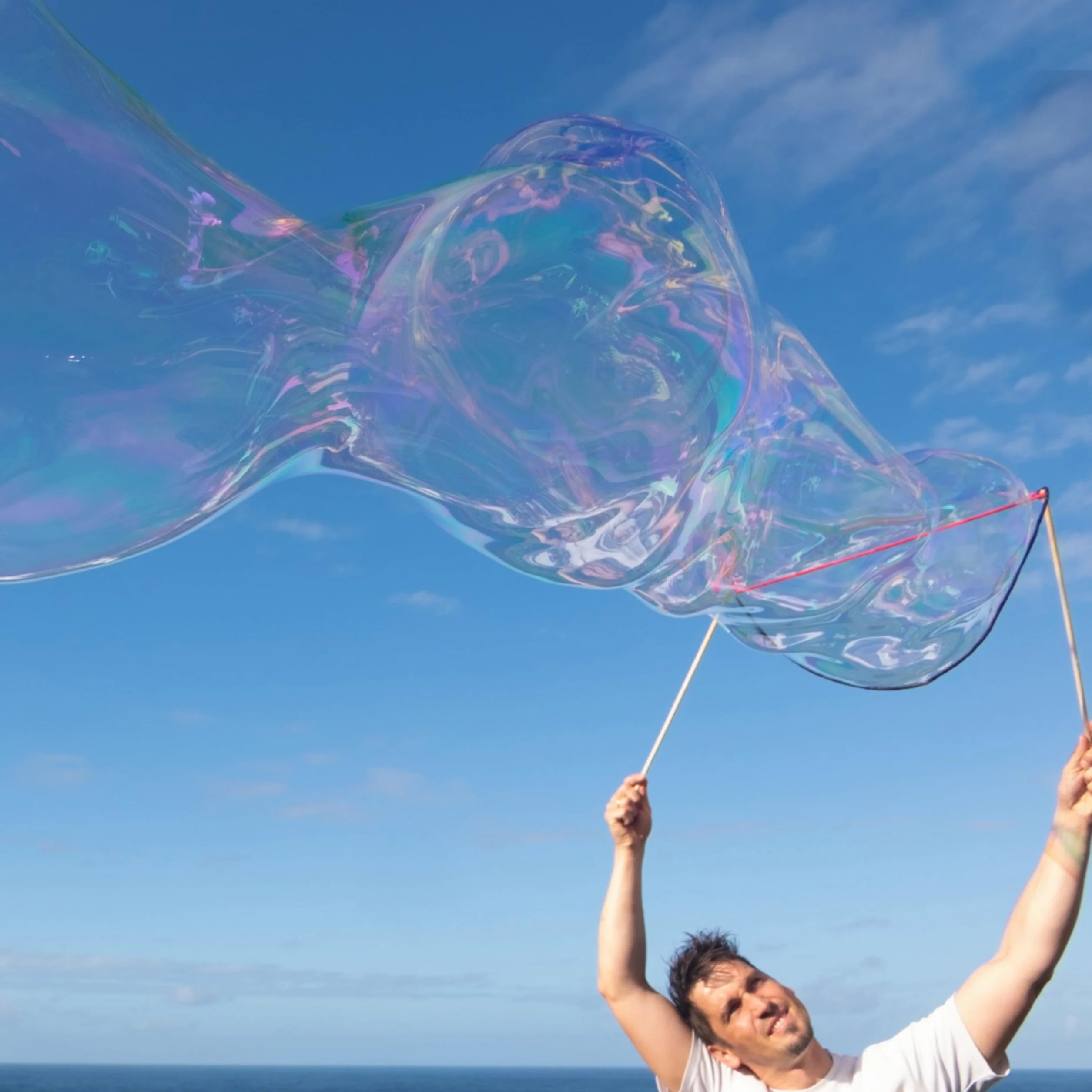 Bubble Brothers Płyn do baniek mydlanych, także do ogromnych, niepękające bańki mydlane, wysokiej jakości, do uzupełniania, na urodziny dziecka i do zabawy na świeżym powietrzu, XXL, kanister 5 l