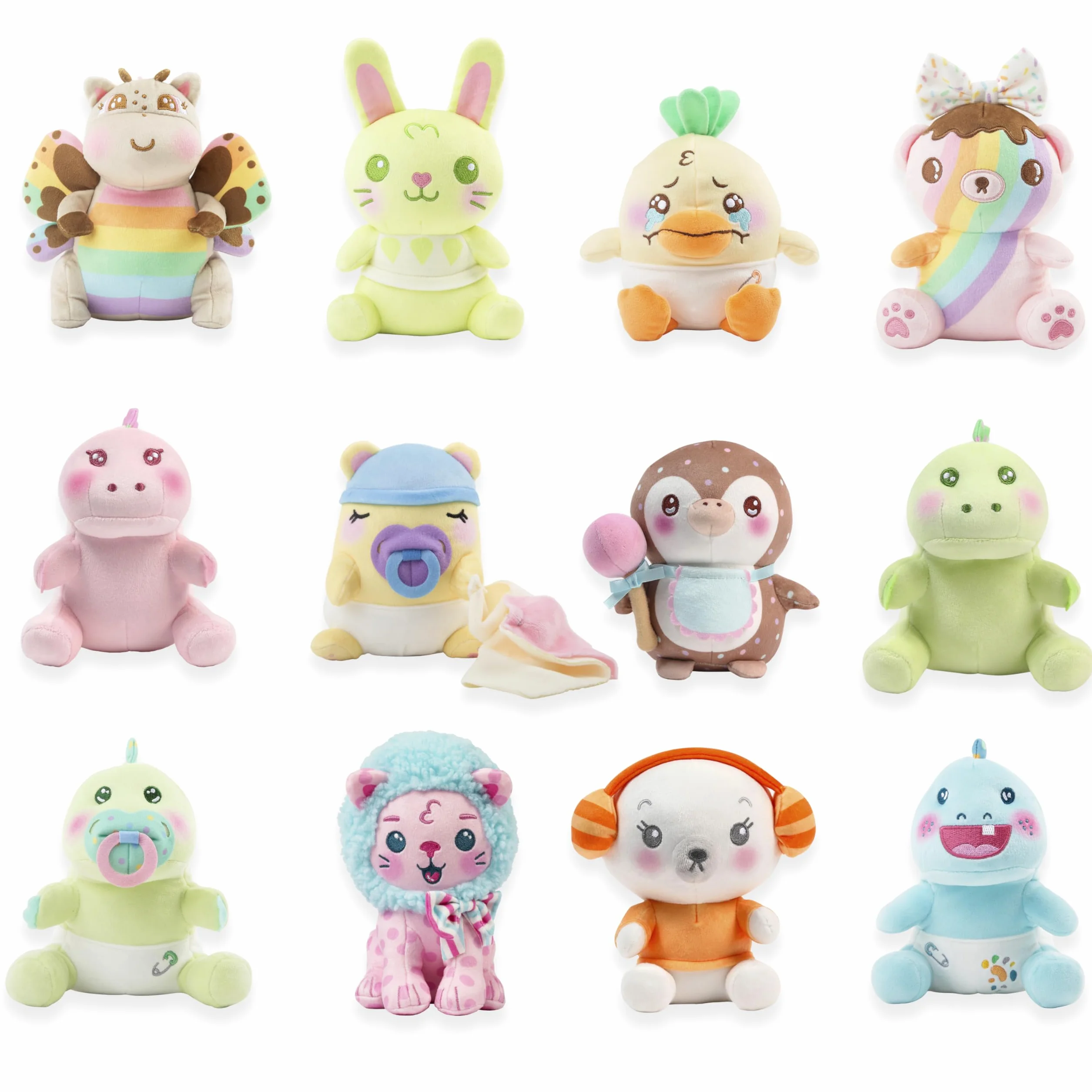 Moriah Elizabeth Mini tajemniczy plusz, seria 4, Baby Mystery Plush, YouTube Craft Channel, Blind Box, 1 z 8 możliwych, oficjalny produkt
