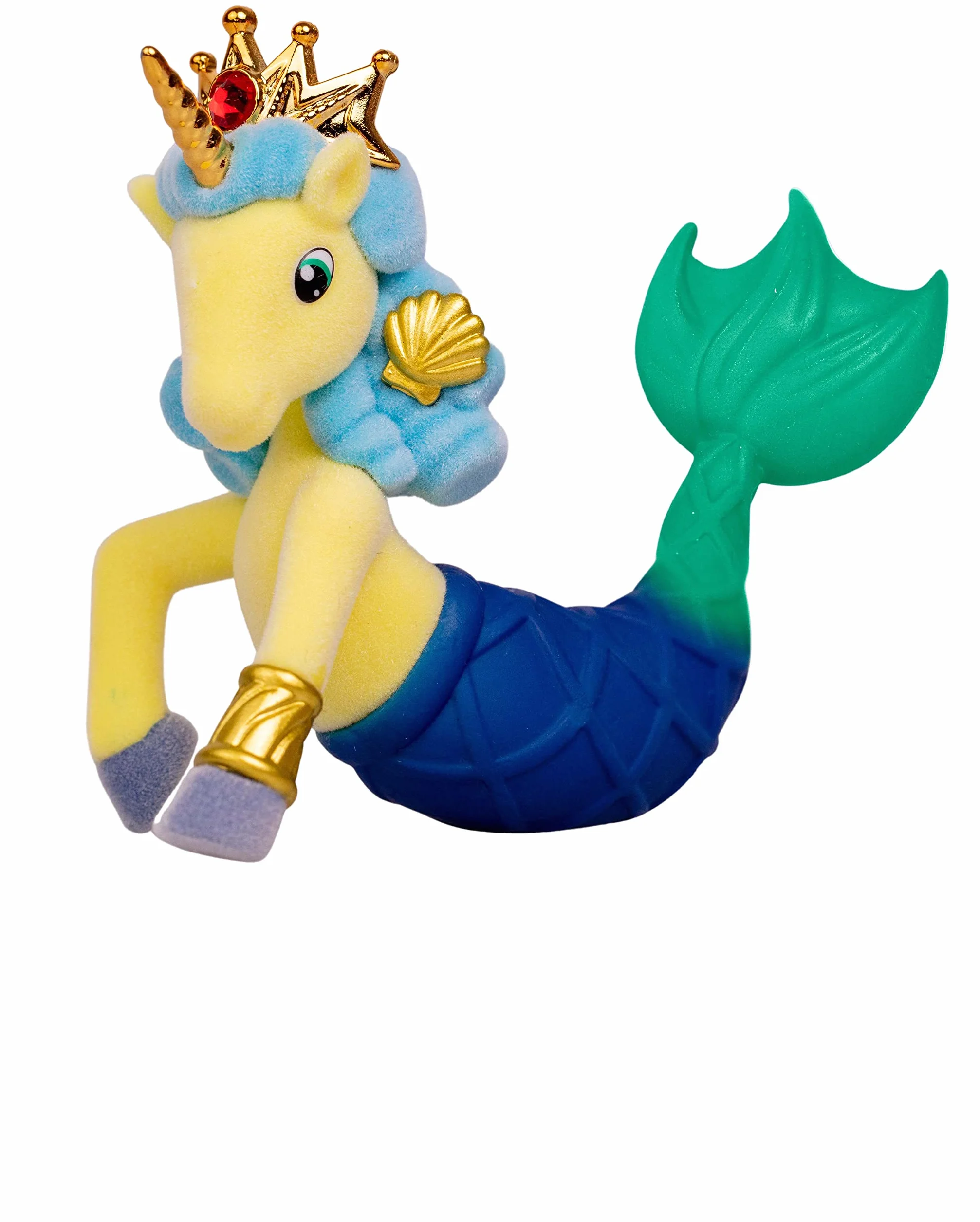Galupy MERMAID 3-pak – figurki jednorożca syrenka do kolekcjonowania, 3x jednorożec z płetwą i kryształ Swarovski, 18 różnych figurek do zebrania