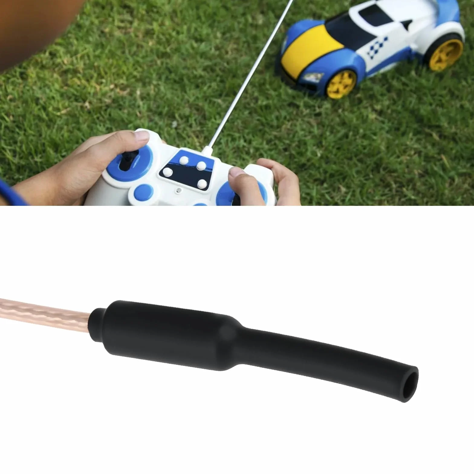 5 szt. RC FPV wielokierunkowa antena mosiężna 5,8G 3DB 65 mm RG178 kabel do UAV RC