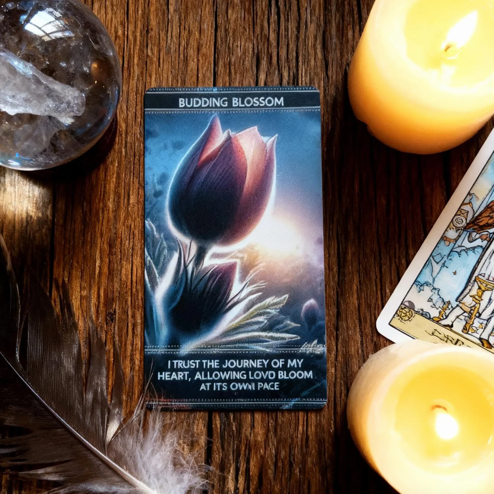 Tarot Cards 36 Sheet Portable Divination Deck for Beginners with Meanings