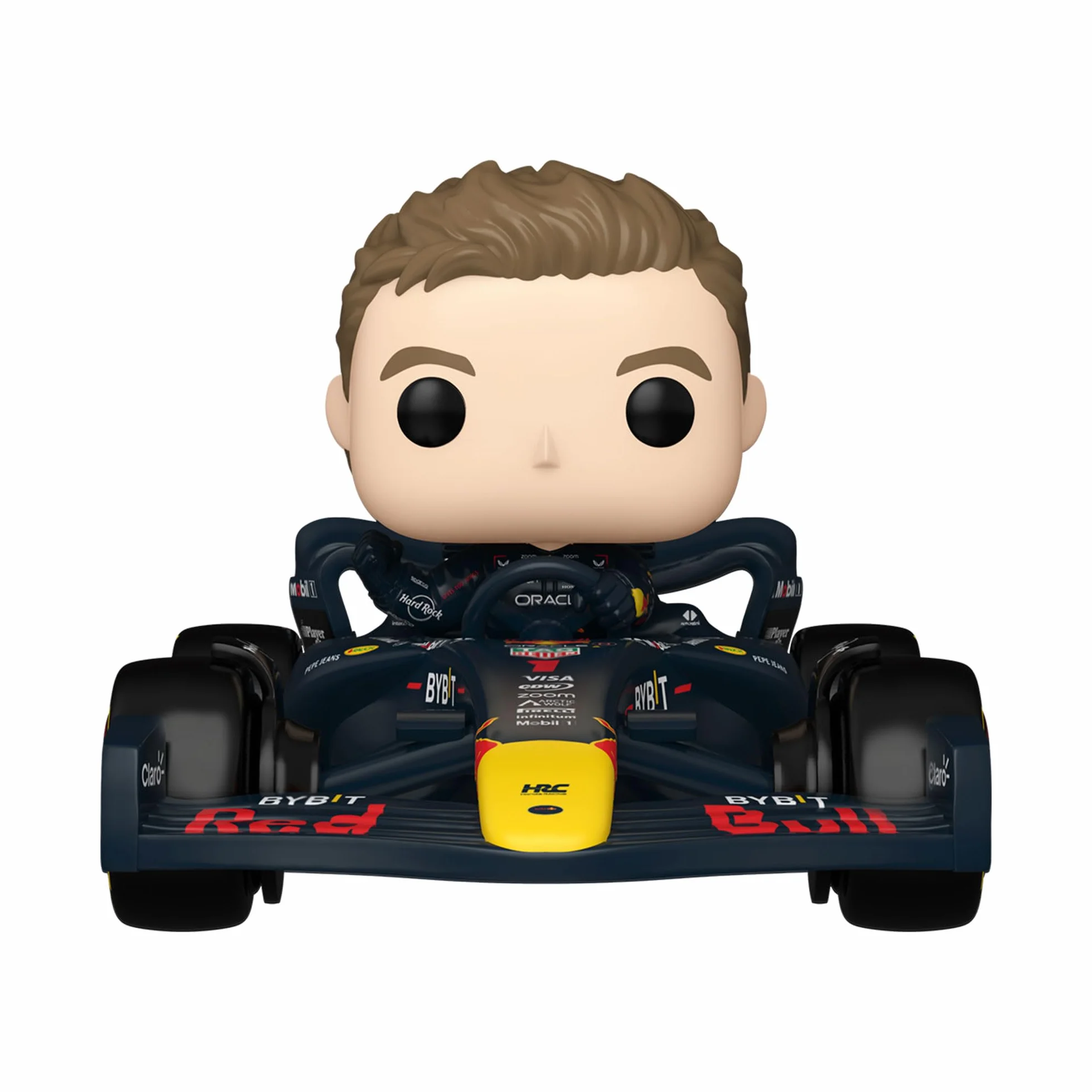 Funko Pop! Rides Super Deluxe: Racing - Max Verstappen z RB20 - Wyścigi - kolekcjonerska figurka winylowa - pomysł na prezent - oficjalny towar - zabawki dla dzieci i dorosłych - Fani wyścigów