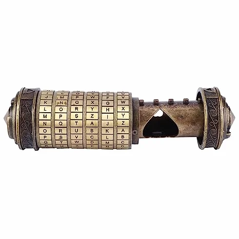 Cryptex, Secret Box Kod z Ukrytymi Przedziałami Kod Mini Kryptex Puzzle Puzzle Fajne Romantyczne Urodziny za Pudełko na Prezenty