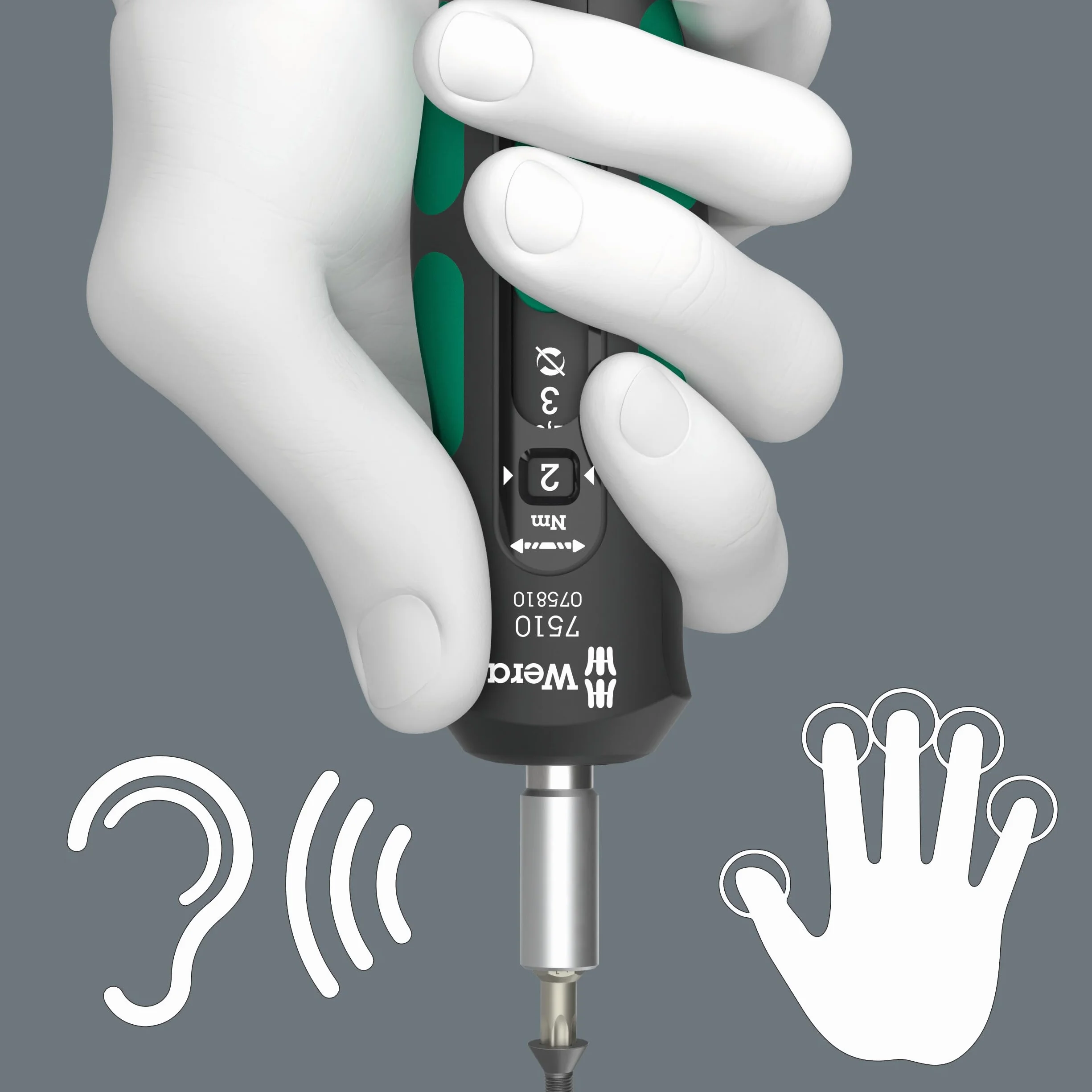 Wera 05075851001 7515/16 Kraftform Safe Torque Speed Universal 1, 16-częściowy