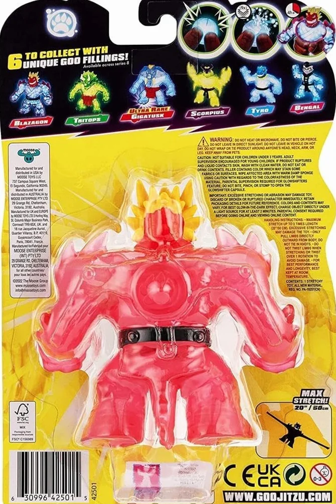 GOO JIT ZU - FIGURKA GLOW SHIFTERS - BLAZAGON