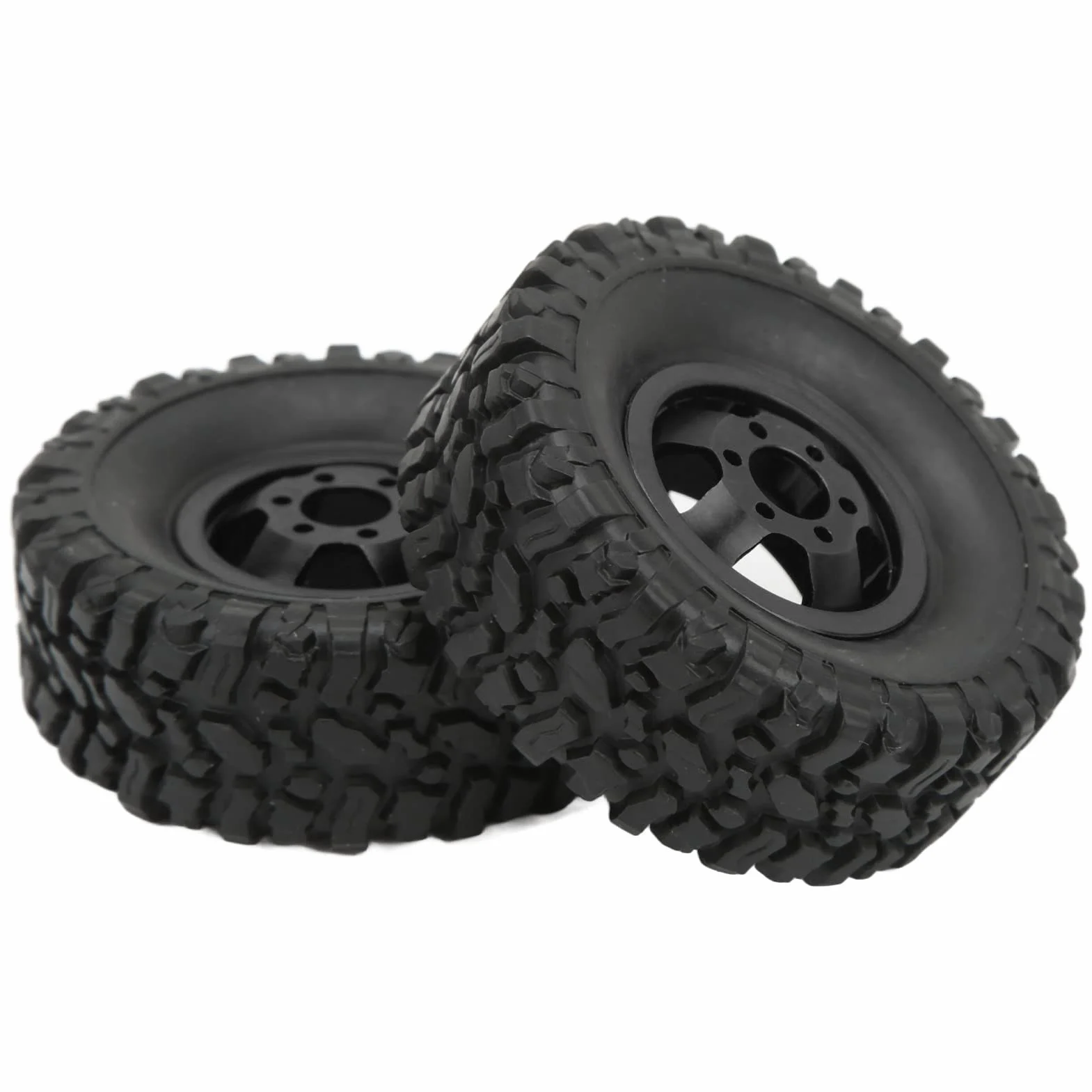 Gumowa opona ze stopu aluminium piasta koła do WPL C14 C24 B14 B24 B16 B36 1/16 RC Car Upgrade część czarna