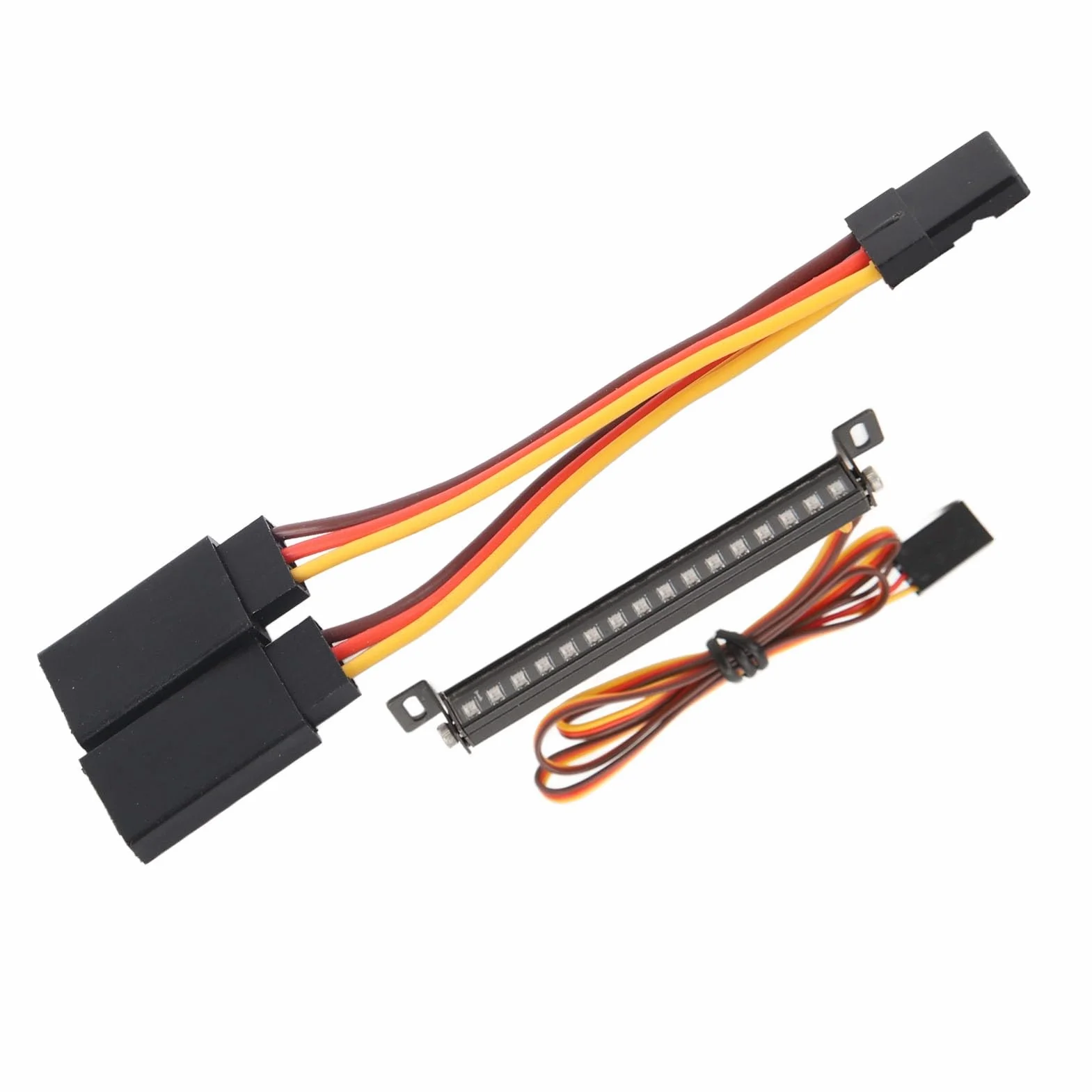 Oświetlenie Dachowe LED RC, Oświetlenie Dachowe Samochodu RC 16LED Wysoka wytrzymałość Mocna wytrzymałość Pełny Kolor Zamiennik dla Traxxas 4M Defender