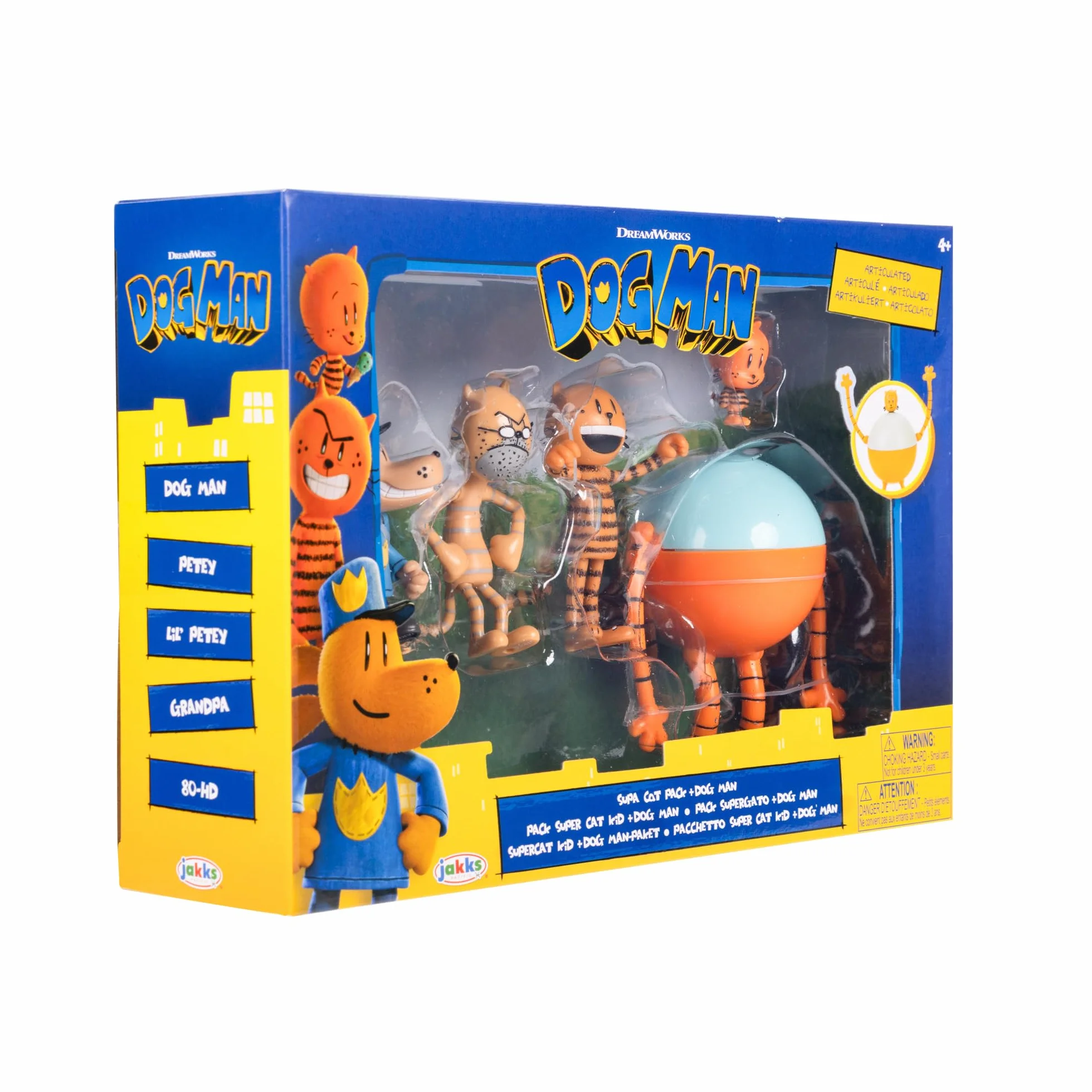 Dog Man Figurki 6,3 cm (2,5") 5-pak wielopak od Jakks Pacific's Wave #2
