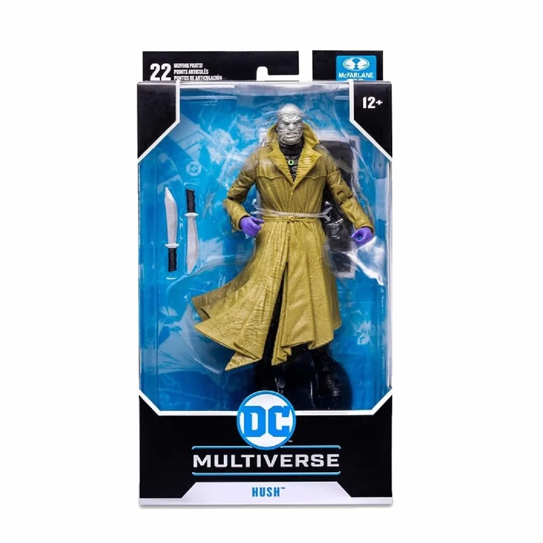 McFarlane Toys, DC Multiverse Hush figurka 18 cm, kolekcjonerska figurka Batmana DC z unikalną kartą postaci kolekcjonerskiej - wiek od 12 lat