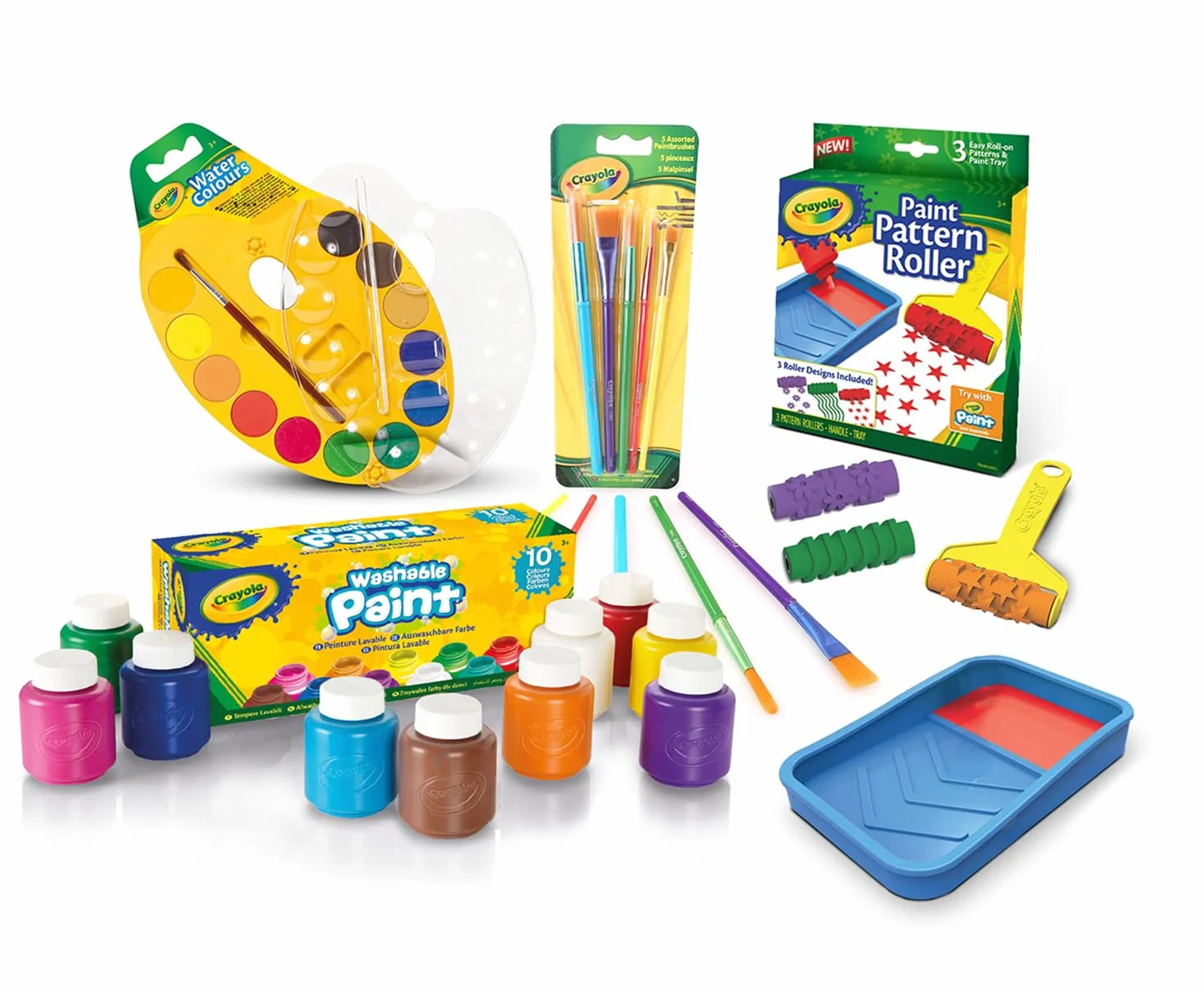CRAYOLA Zestaw do malowania ekstrawagancji, wartość artystyczna i rzemieślnicza, artykuły do malowania domu i powrotu do szkoły, prezent dla dzieci, wiek 5, 6, 7, 8, 9+