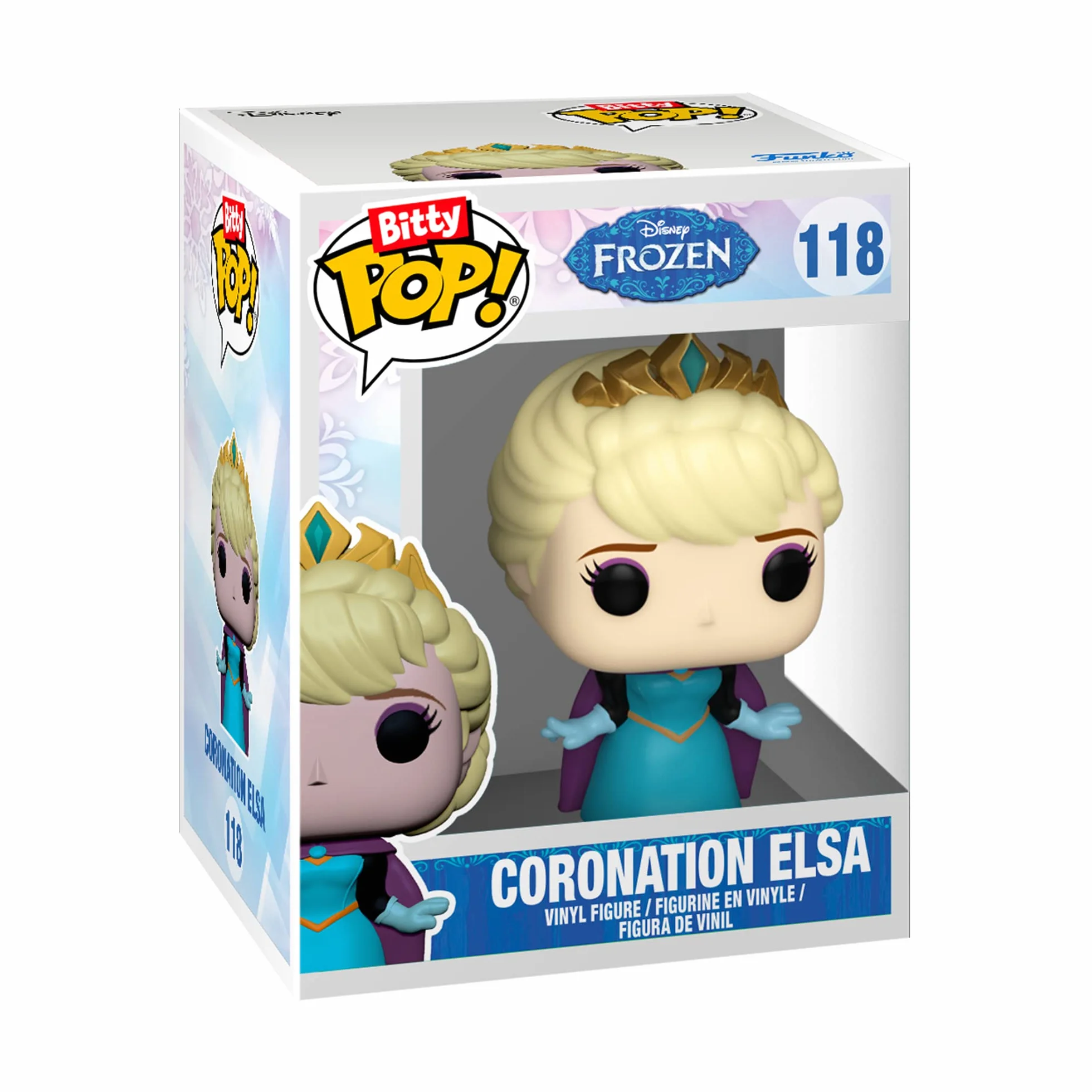 Funko Bitty Pop! Disney Princess - Roszpunka, Merida, Moana i tajemnicza mini-Figurynka z niespodzianką - 2,2 cm do kolekcjonowania - półka do układania w stos w zestawie - pomysł na prezent,