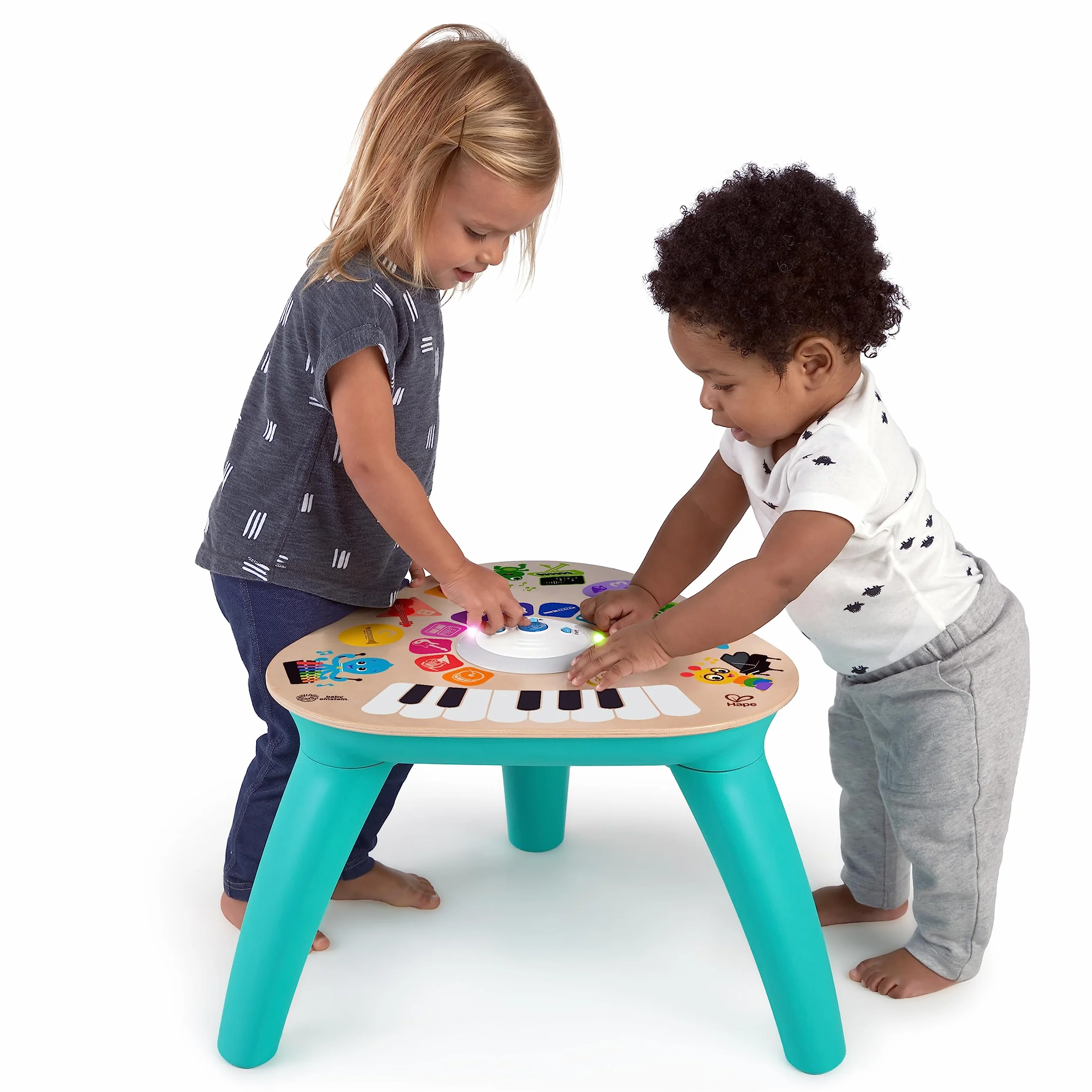 Baby Einstein 12398 Stolik Edukacyjny, Wielokolorowy, ‎44.45 x 41.91 x 33.02 cm; 1.4 kg
