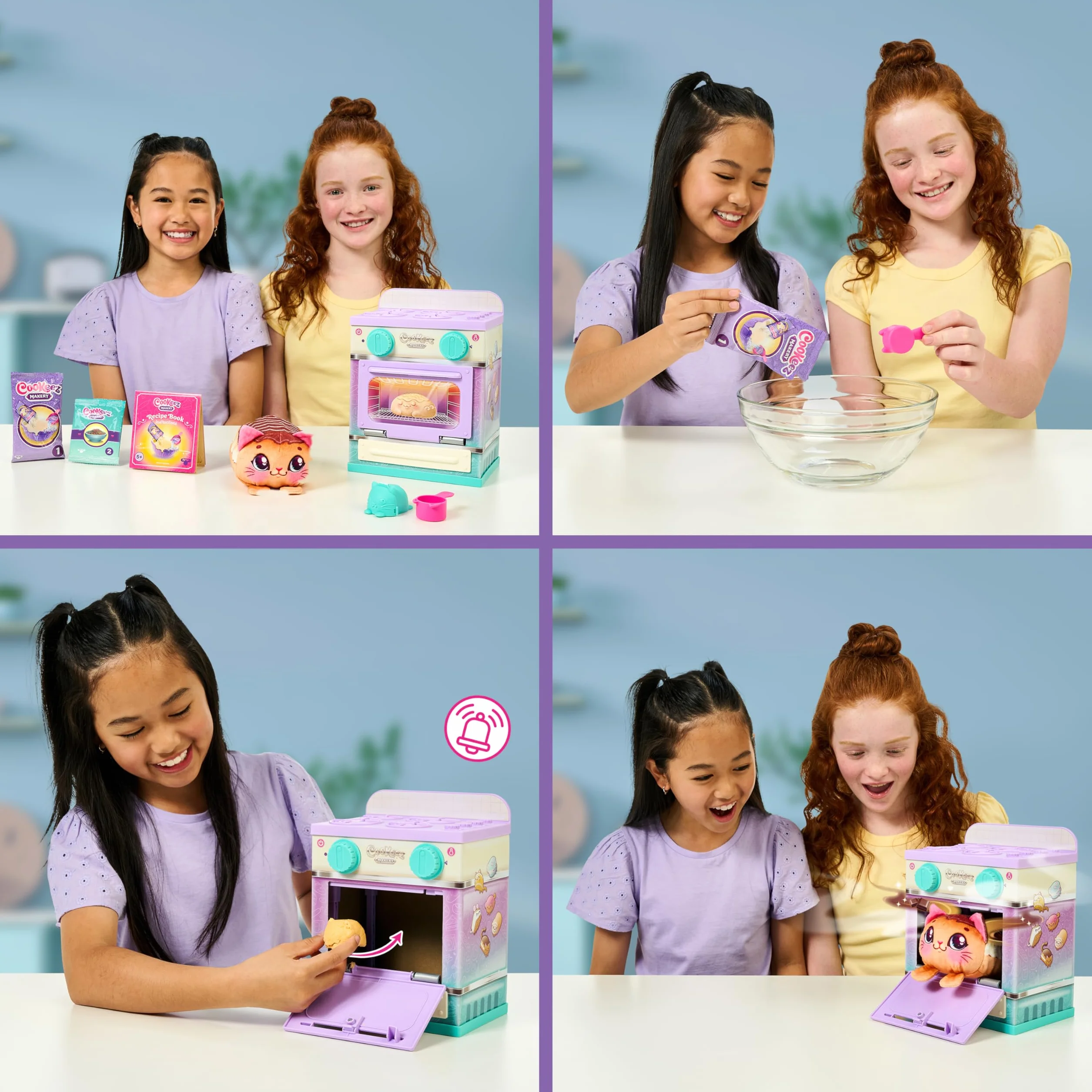 Cookeez Makery Lil' Bakez piekarnik zestaw pluszowej zabawki nieelektronicznej