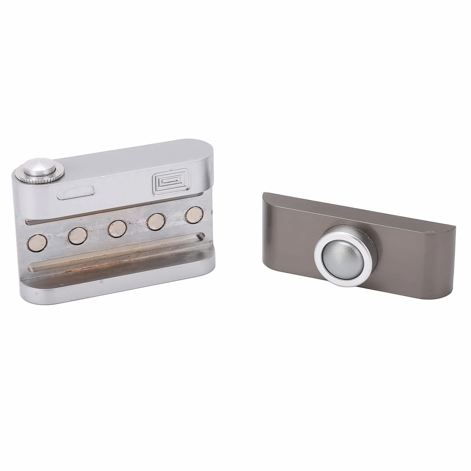 Generic ADHD Push Slider Zabawka dla Dorosłych Metalowa Prasa Kliknij Stress Relief Slider Zabawka, Przenośna łagodząca Lęki w Kształcie Kamery dla Pracowników Biurowych, 2,1 X 1,4 X 0,6 Cala