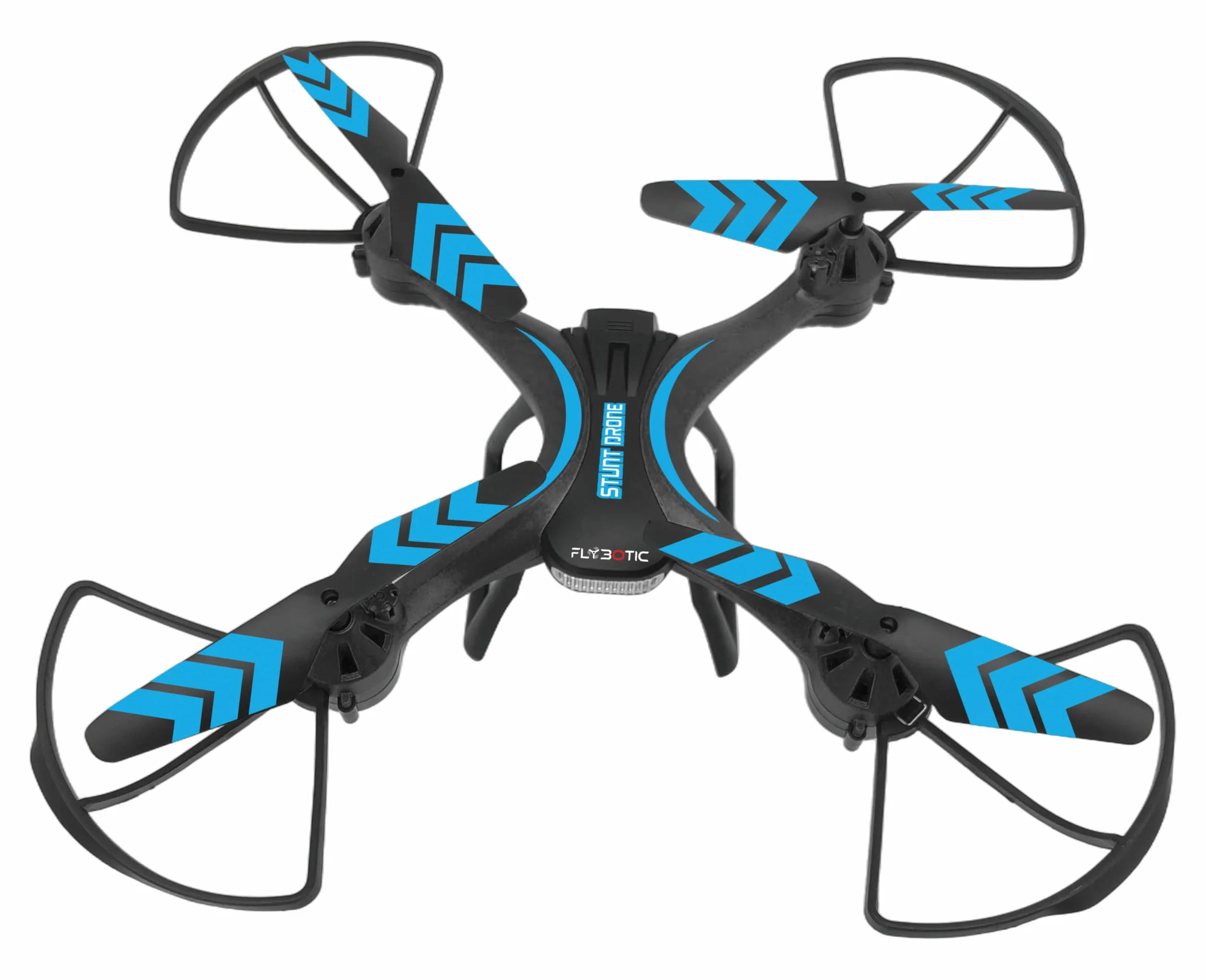 Flybotic dron wyczynowy 2,4 GHz automatyczny start lądowanie akrobacje 360° 3 prędkości 2 baterie