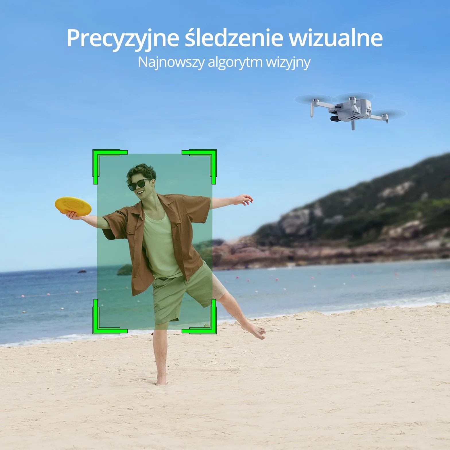 Dron Potensic ATOM 4K GPS z 3-osiowym gimbalem, transmisją 6KM FPV, śledzenie wizualne/QuickShots/, czas lotu 32 min, poniżej 249 g, siła wiatru 5, zdjęcie 12 MP, dla początkujących dorosłych