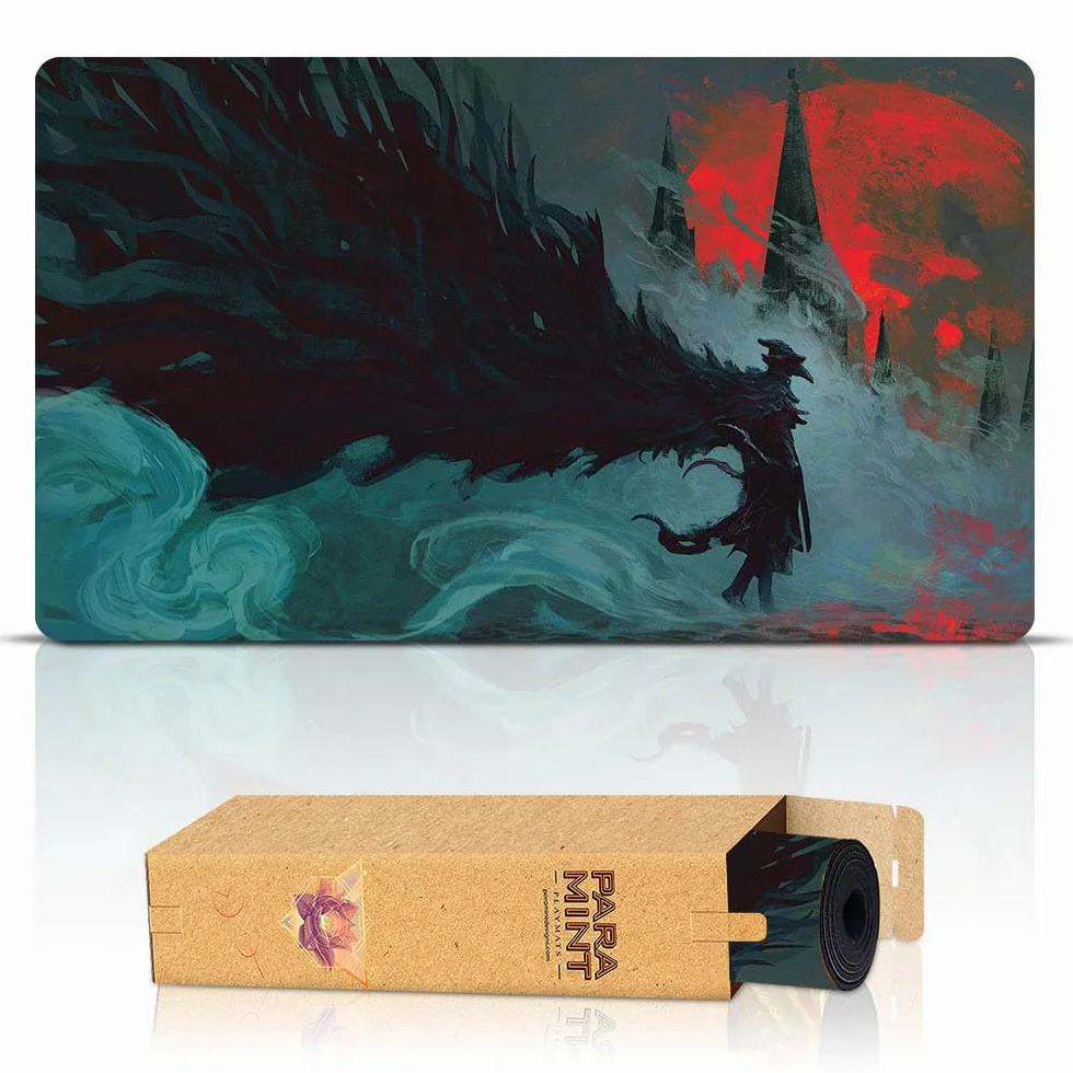 Anato Finnstark The Raven's Nightmare Stitched MTG Playmat Bloodborne Magic The Gathering Play Mat TCG