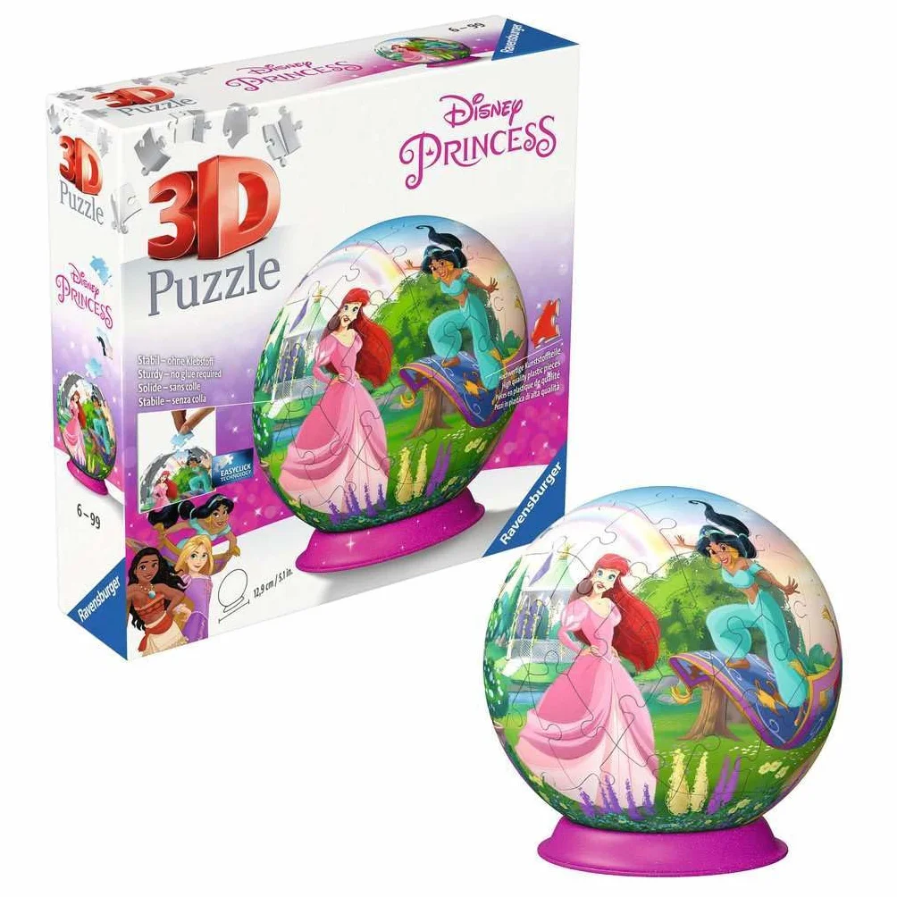 Puzzle 3D Kula: Księżniczki Disney'a