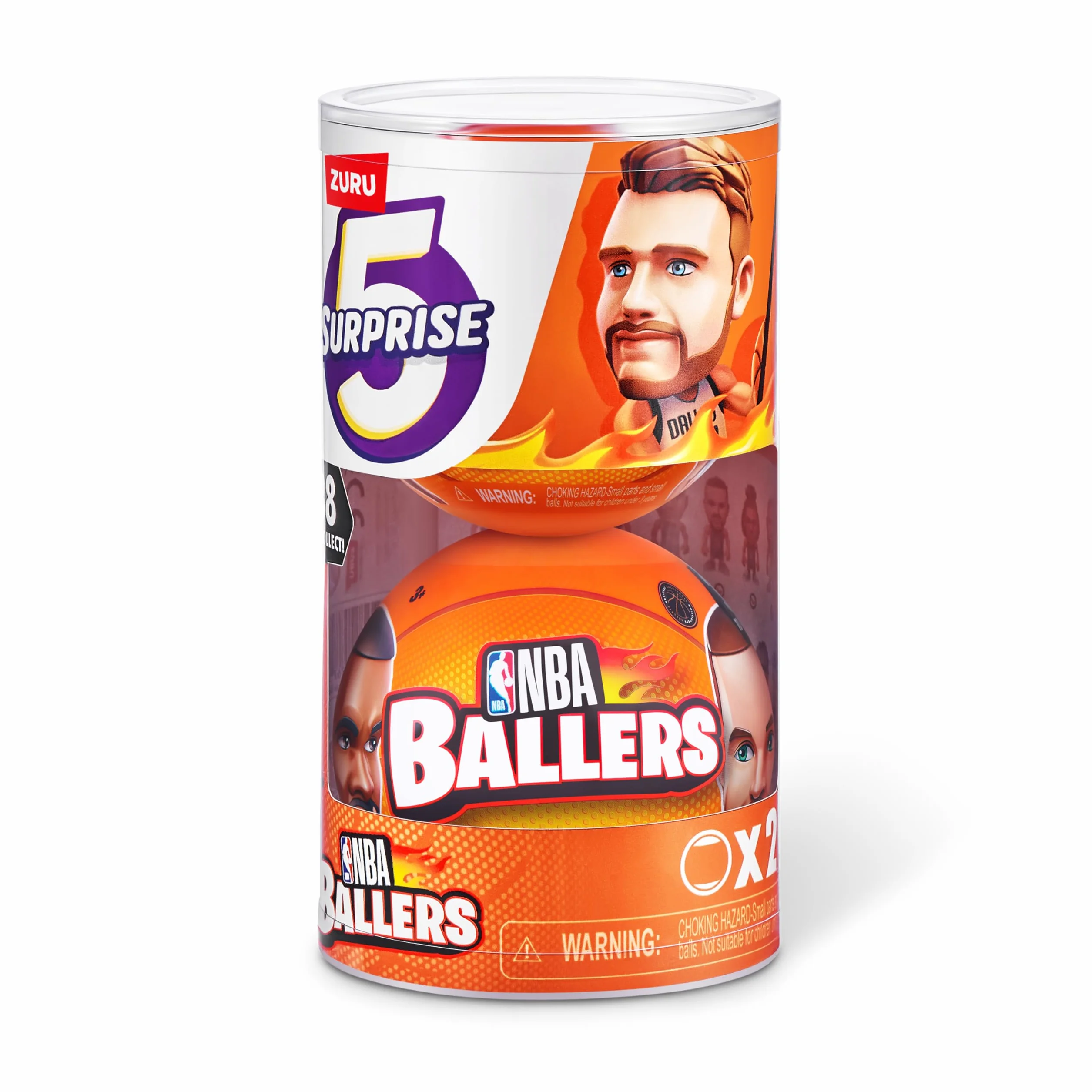 5 Surprise NBA Ballers by ZURU Surprise Unboxing Basketball kolekcjonerska zabawka sportowa dla chłopców (2 kapsułki)