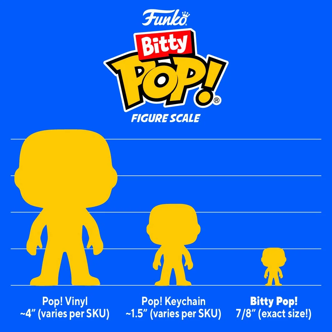 Funko Bitty Pop! Disney Princess - Roszpunka, Merida, Moana i tajemnicza mini-Figurynka z niespodzianką - 2,2 cm do kolekcjonowania - półka do układania w stos w zestawie - pomysł na prezent,