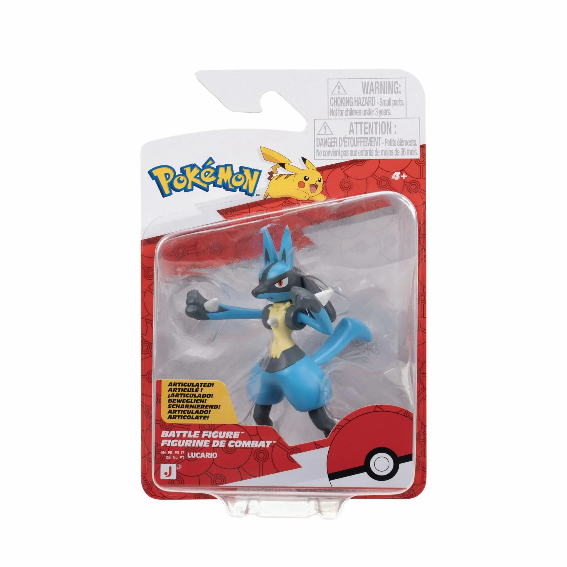 Pokémon Battle Figure PKW4868 Lucario - Official Pokemon Toy for children 4+ years