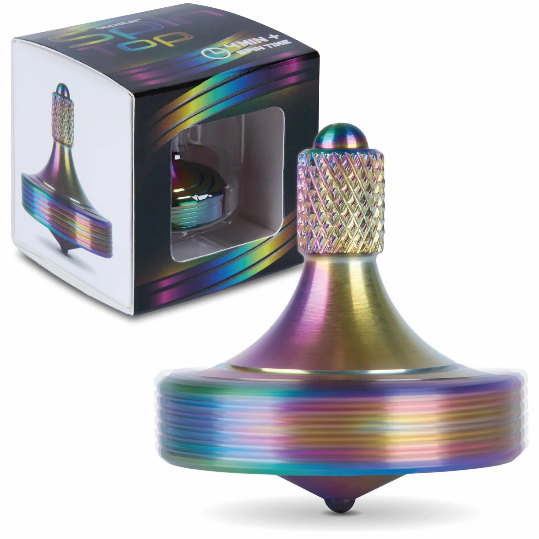 bopster Metalowy bączek fidget spinner 41 g wielokolorowy