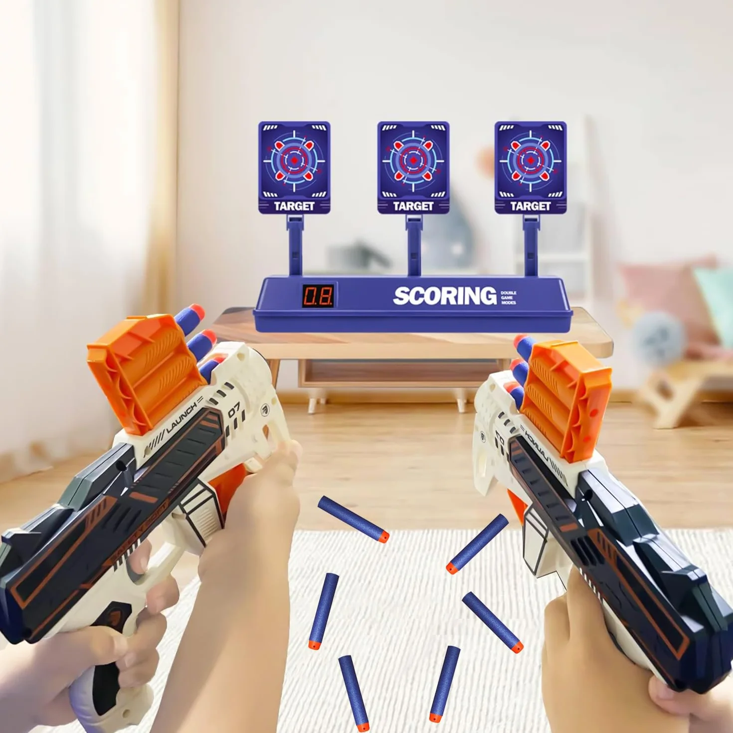 Piłeczka z pianki, rzutki nerwowe, rzutki 7,2 cm, 100 sztuk, do N-Strike Elite Kid Toy Gun, miękka piłka do rzutek, strzałka amunicja akcesoria outdoorowe dla dzieci