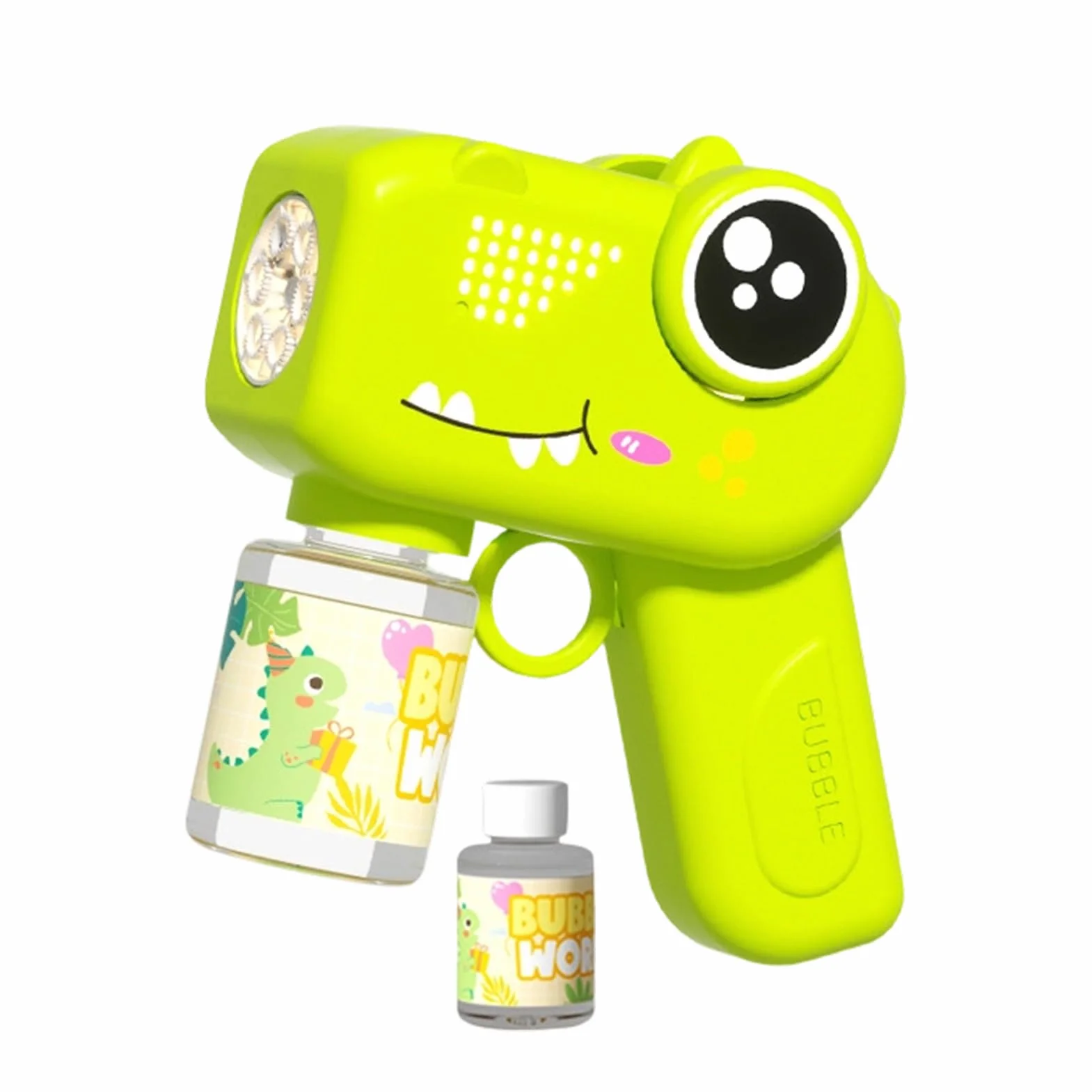 T Rex Soap Dispenser - Portable Maker for Floating | Lighted Jurassic Animal with Leak Proof Motor & Rhythmic Audio for Teenagers, Siblings, Gardens and Vacation Recreation Activities