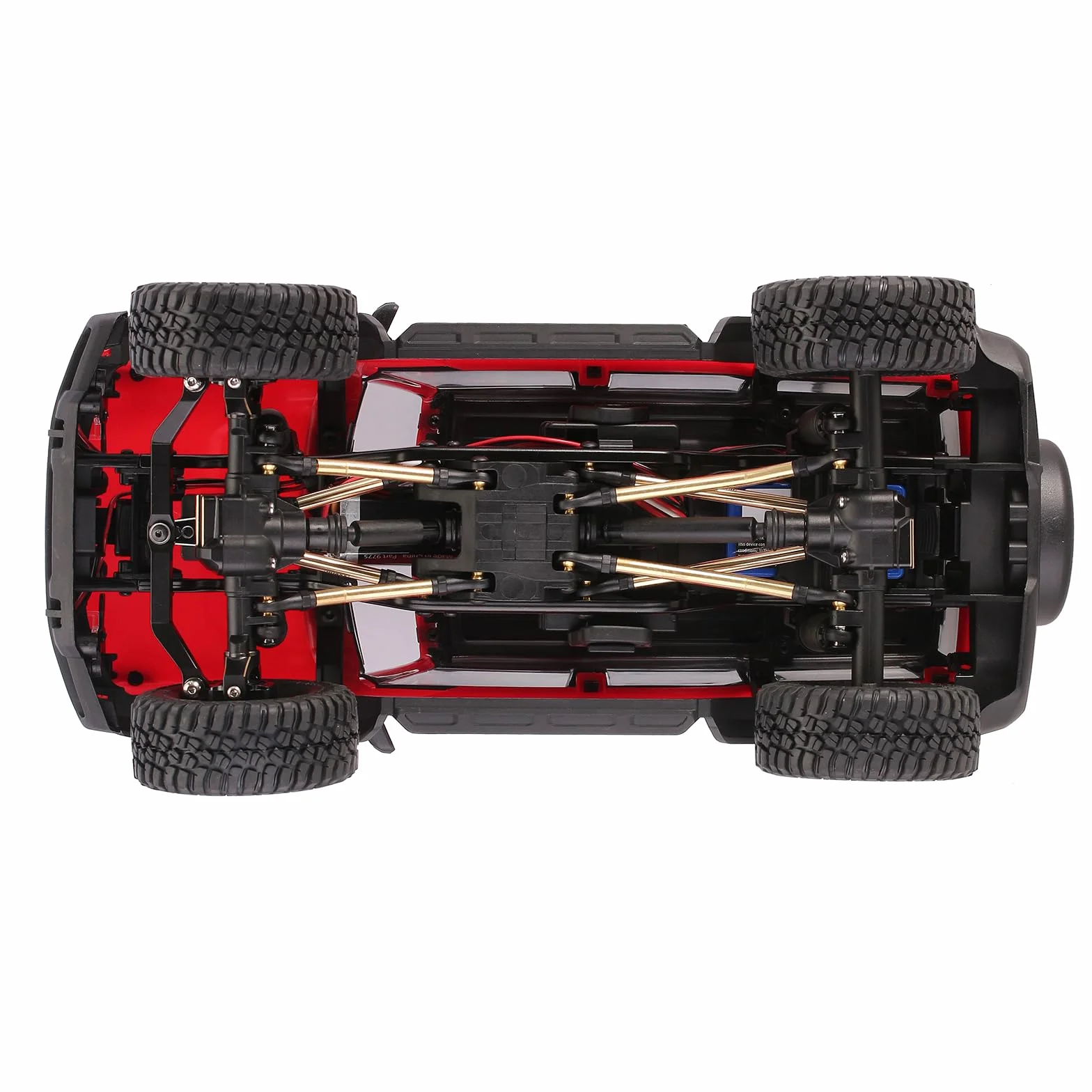 INJORA Mosiądz High Clearance zestaw lewego do TRX4M 1/18 RC Crawler części do modernizacji, 8 sztuk (4M-20)