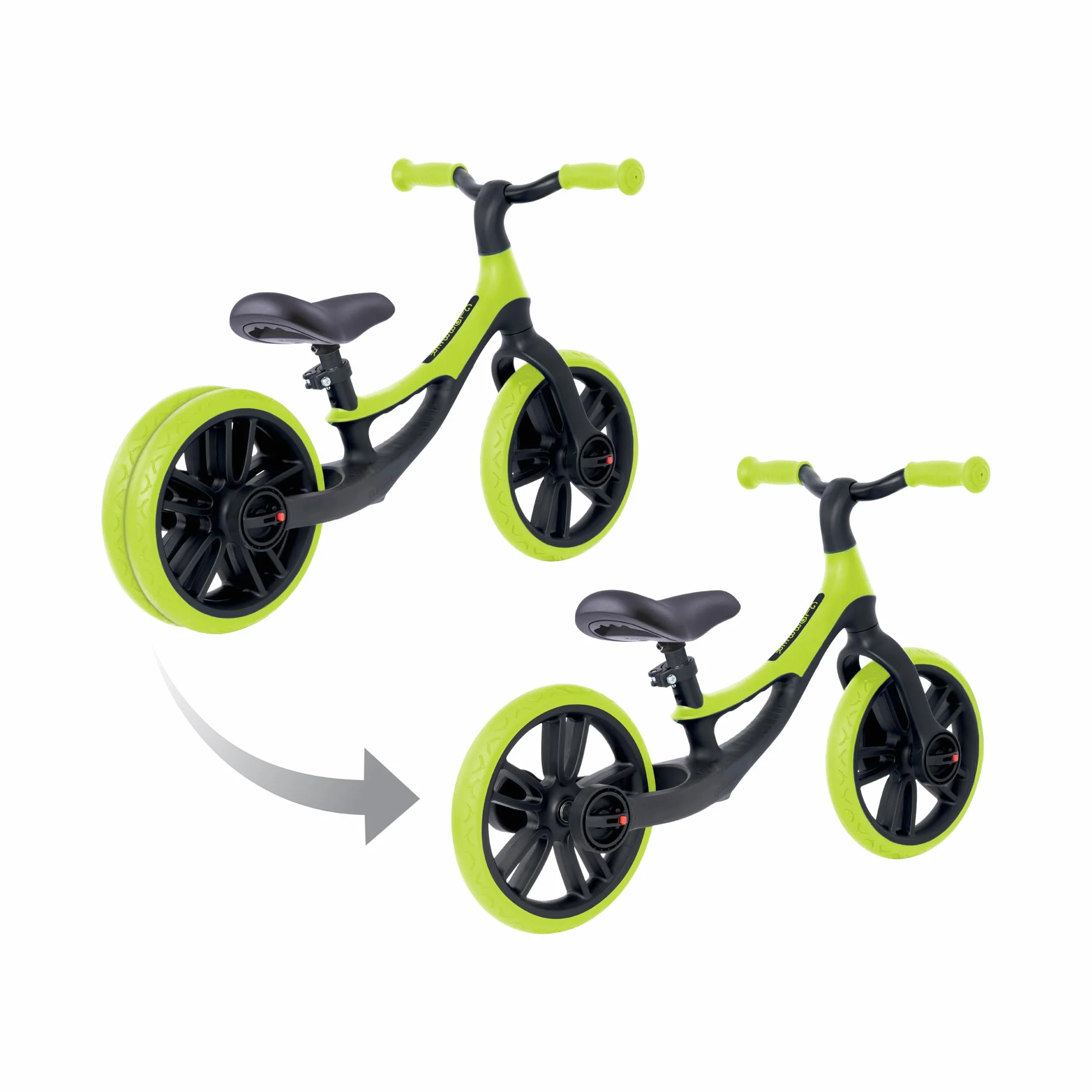 Globber GO Bike Elite Duo rowerek biegowy, uniseks, wielokolorowy, rozmiar uniwersalny
