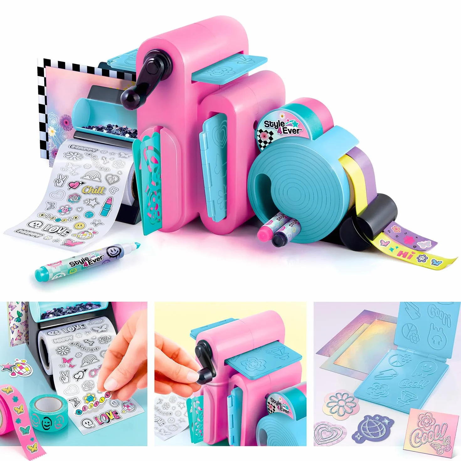 Canal Toys Studio scrapbookingu 3 w 1 150+ akcesoriów do majsterkowania od 6 lat