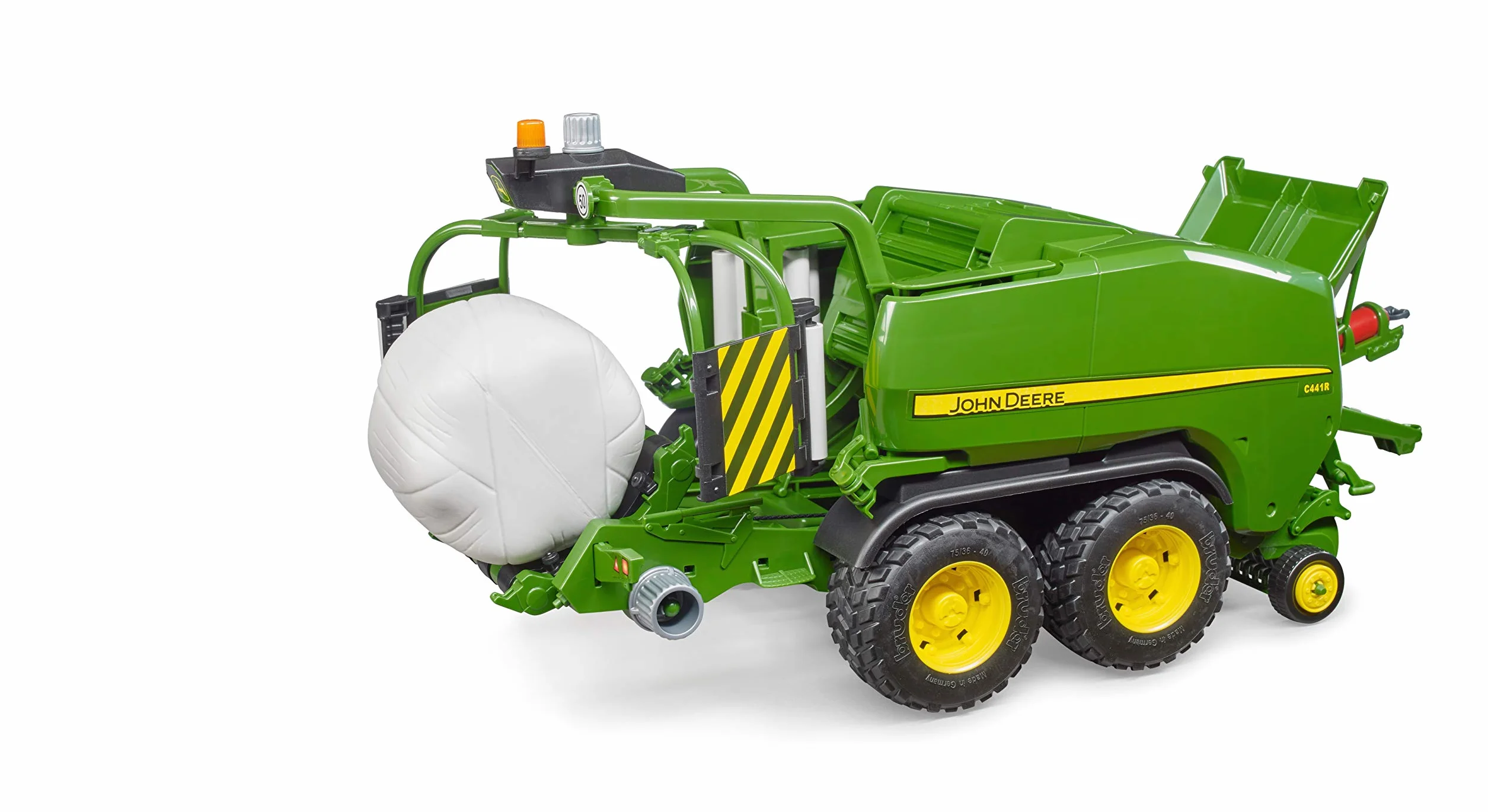 Bruder John Deere C441R owijarka do bel okrągłych 1:16 Farma rolnictwo