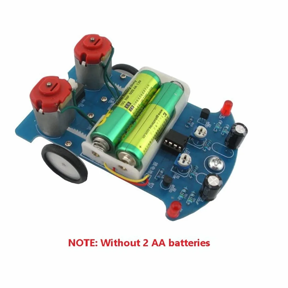 ISTOVO 1 zestaw do lutowania ćwiczeń, zestaw do nauki elektroniki Smart Car Project Kits Track Following RCar DIY DIY Electronic Kit DIY Electronic Kit