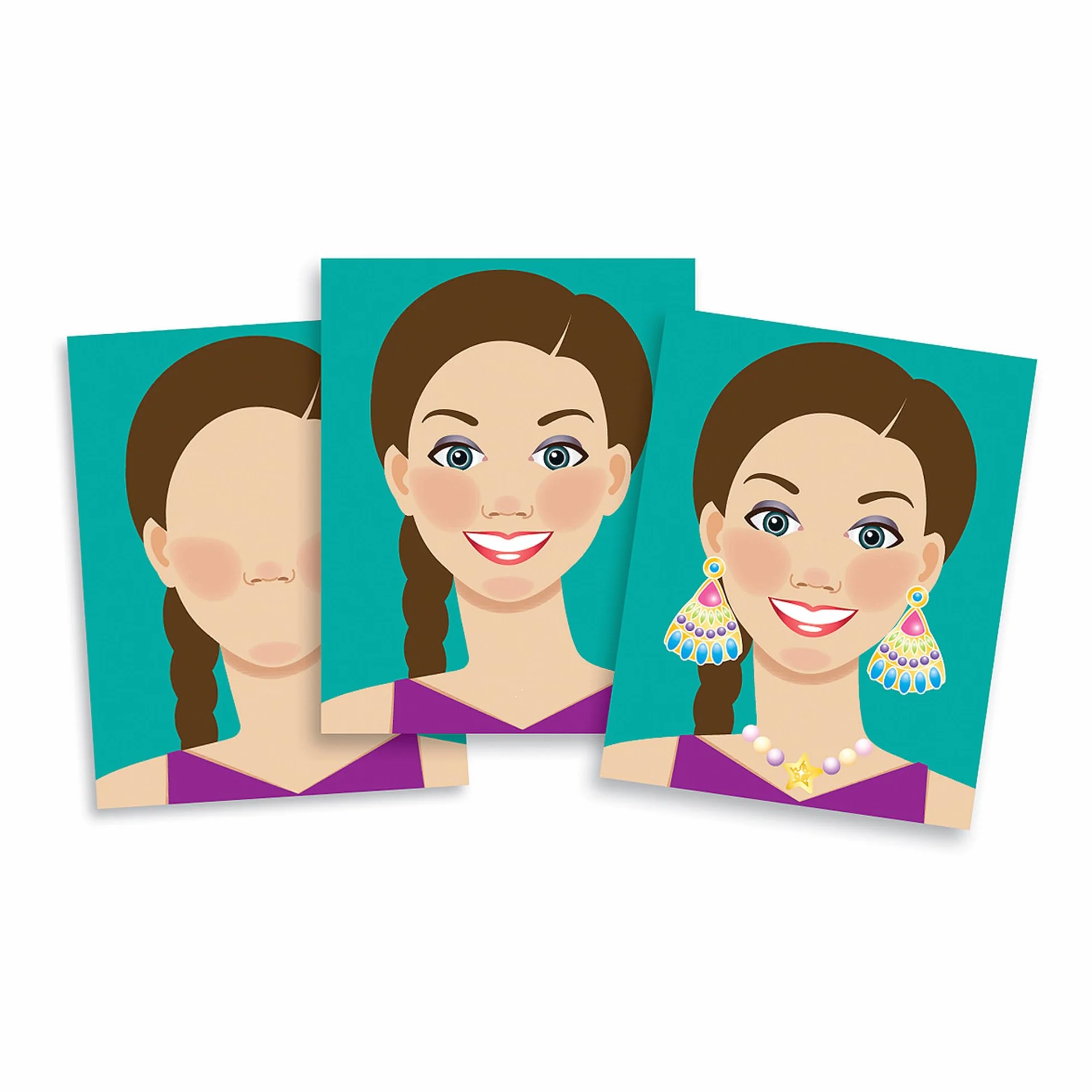 Melissa & Doug – Blok z Naklejkami do Tworzenia Twarzy | Zadania | 3+ | Prezent dla Chłopca lub Dziewczynki