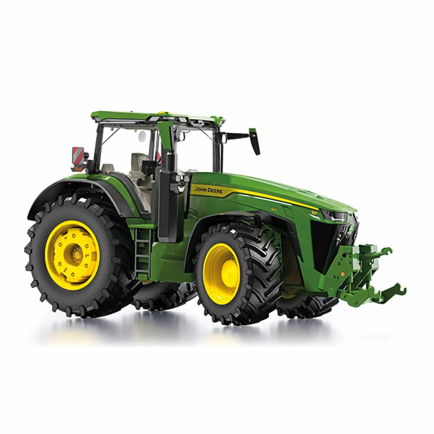 WIKING 077859 Ciągnik John Deere 8R 410, 1:32, Metal,Plastik, od 14 lat, wiele funkcji, otwierana maska, ruchome cięgła górne i dolne