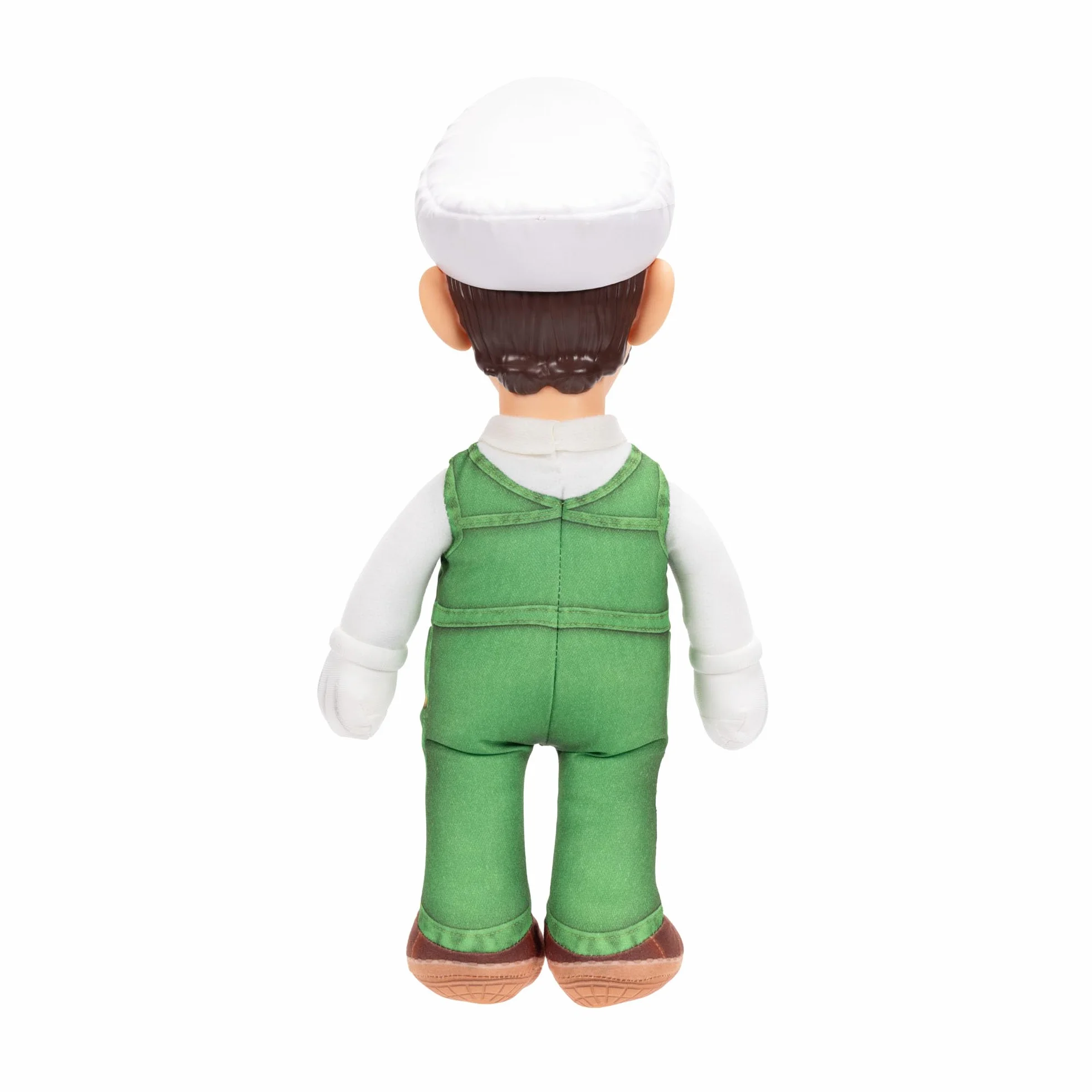 Pluszowa figurka Luigi Fire Poseable z filmu Super Mario Galaxy, 38 cm, oficjalna licencja Jakks Pacific, pluszowa figurka z rzeźbioną głową Roto, kolekcjonerska figurka Nintendo, 3+