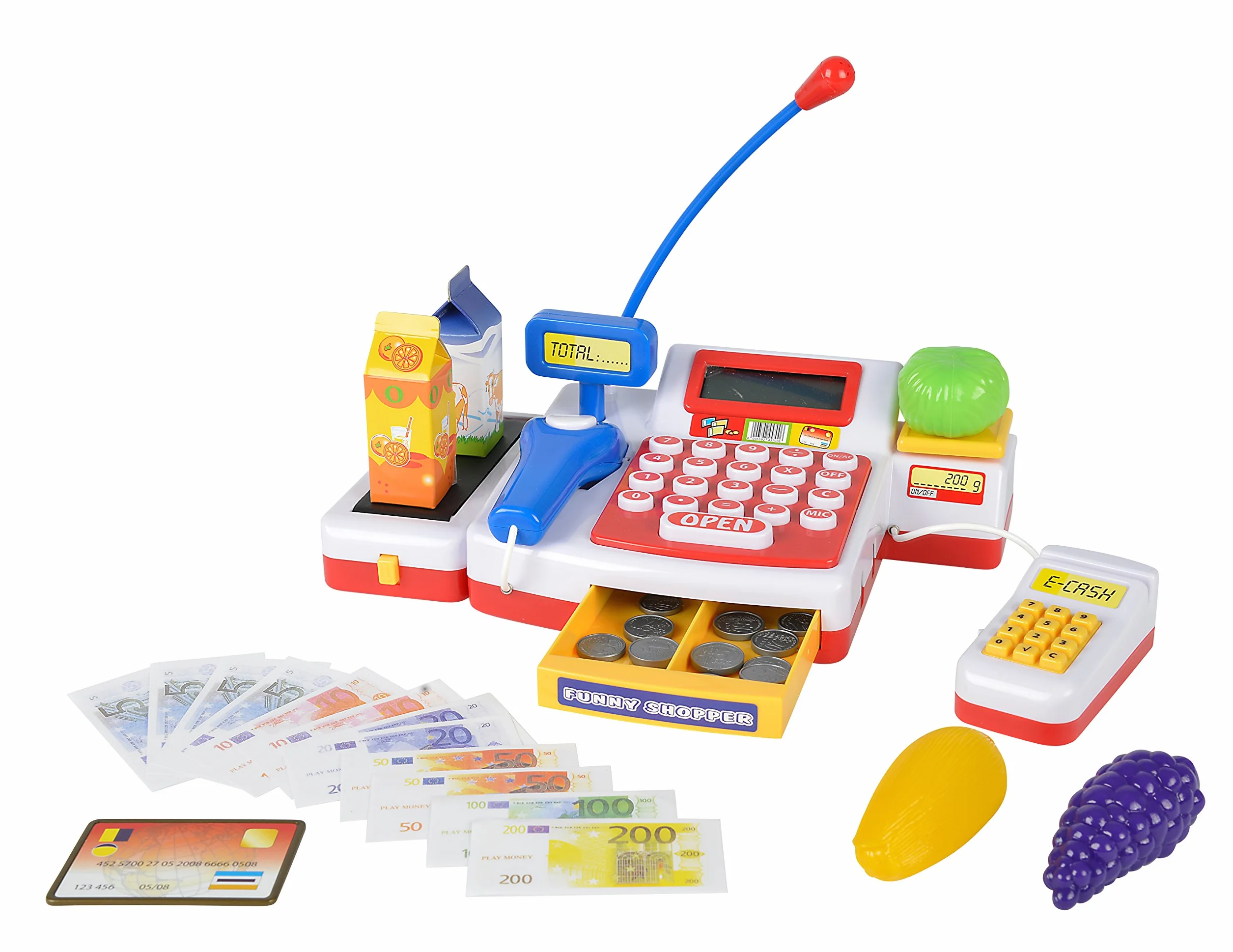Supermarktkasse mit Scanner