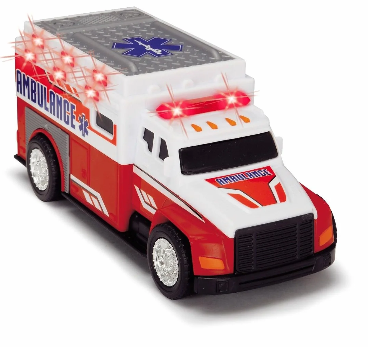 Dickie Toys 203302013 Ambulance, czerwony/biały