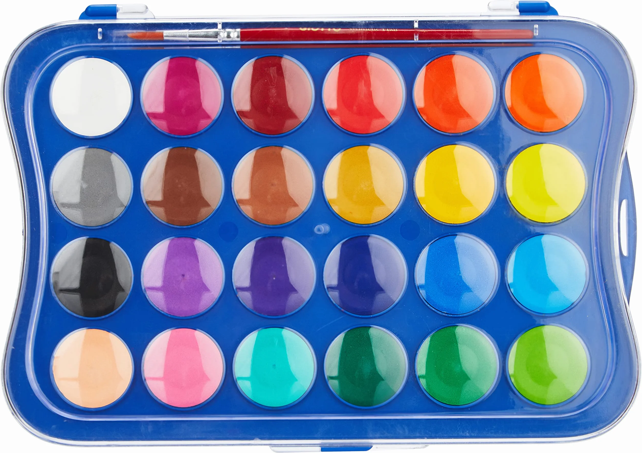 Giotto acquerelli 24 colori pastigle 30mm con pennello