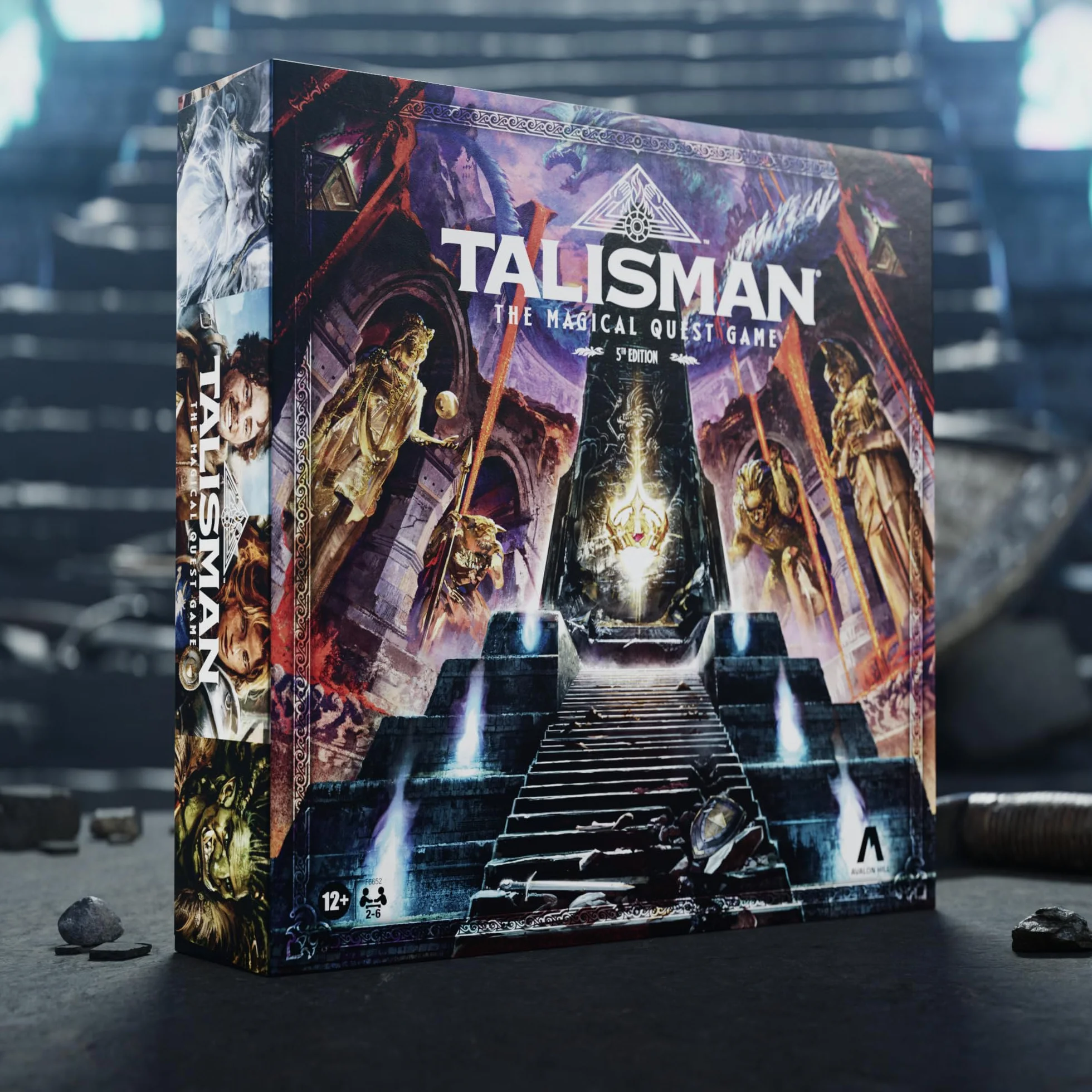 Avalon Hill Talisman: The Magical Quest Board Game, 5. edycja | Fantasy Tabletop Adventure Games | Od 12 lat i więcej | 2 do 6 graczy | Gry strategiczne RPG