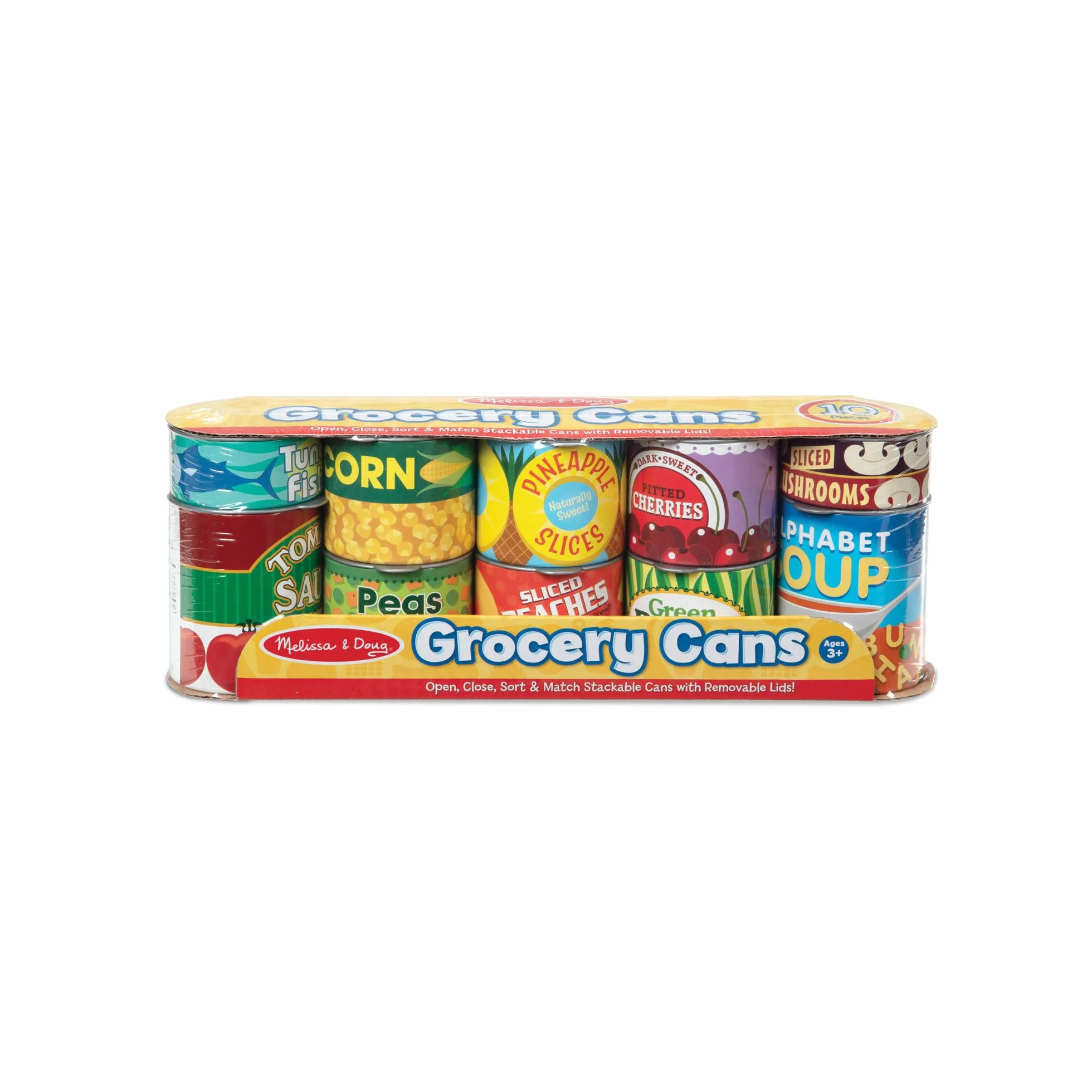 Melissa & Doug – zabawkowy zestaw konserw | zabawa z odgrywaniem ról | zestaw zabawkowy | 3+ | prezent dla chłopca lub dziewczynki