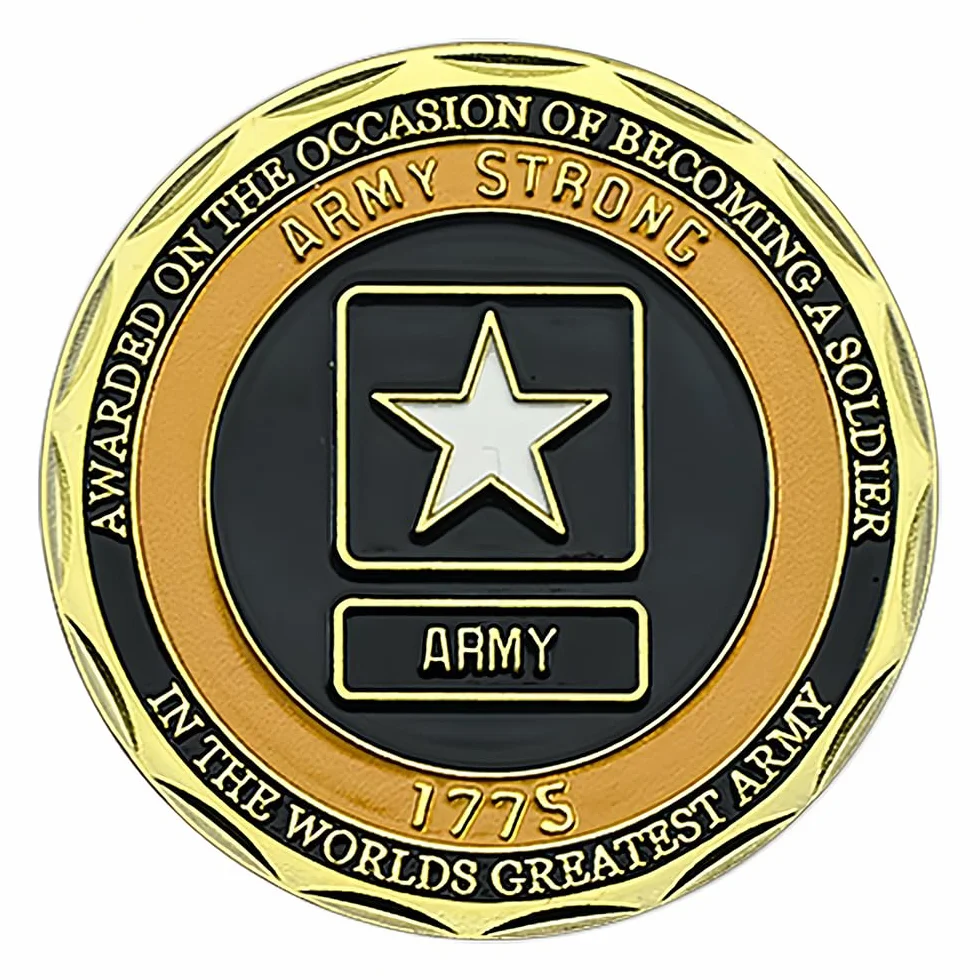 US Army Soldier Military Challenge Moneta na prezent wojskowy